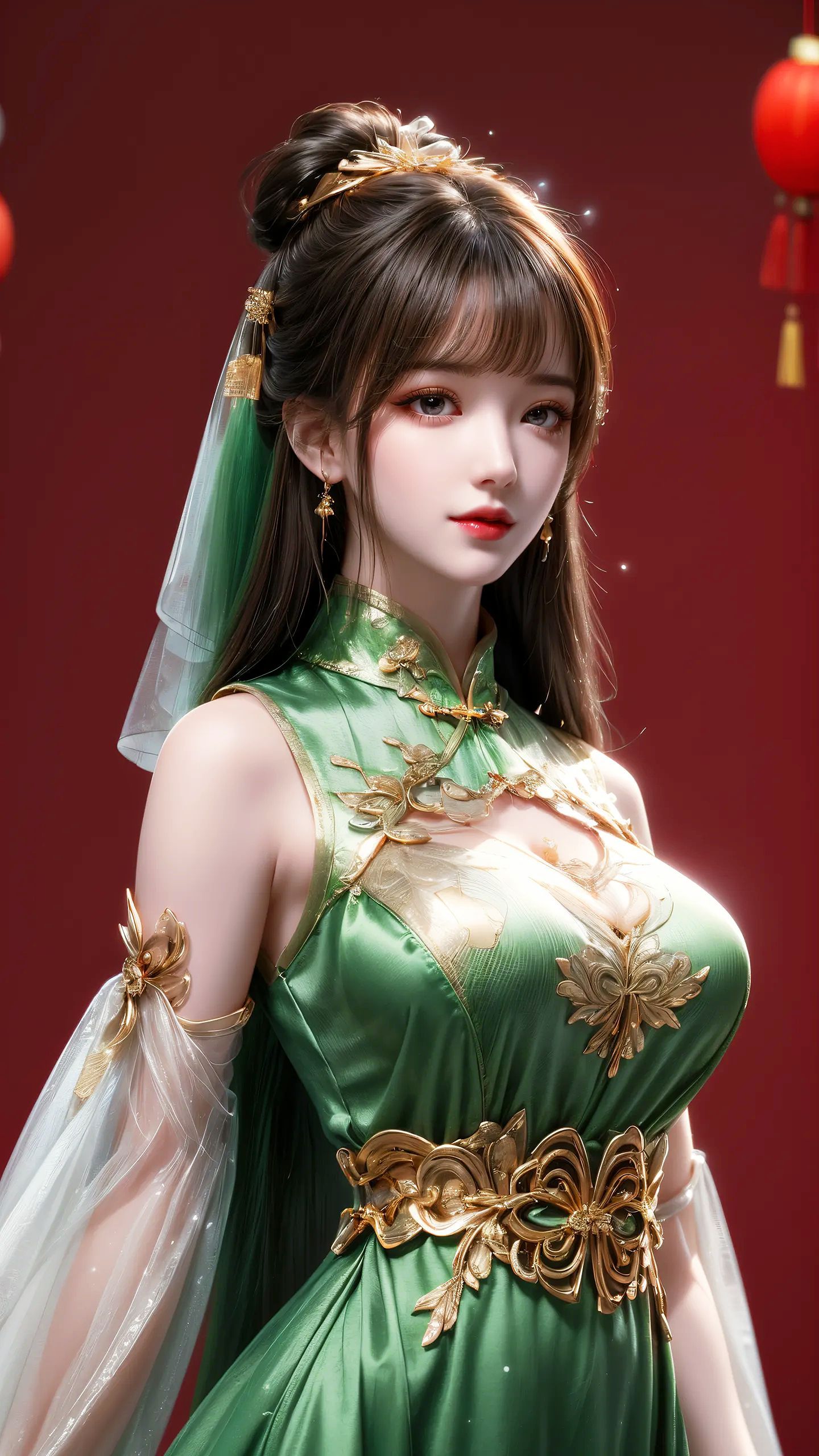 #古典美女图 #旗袍#好身材好气质  第3张