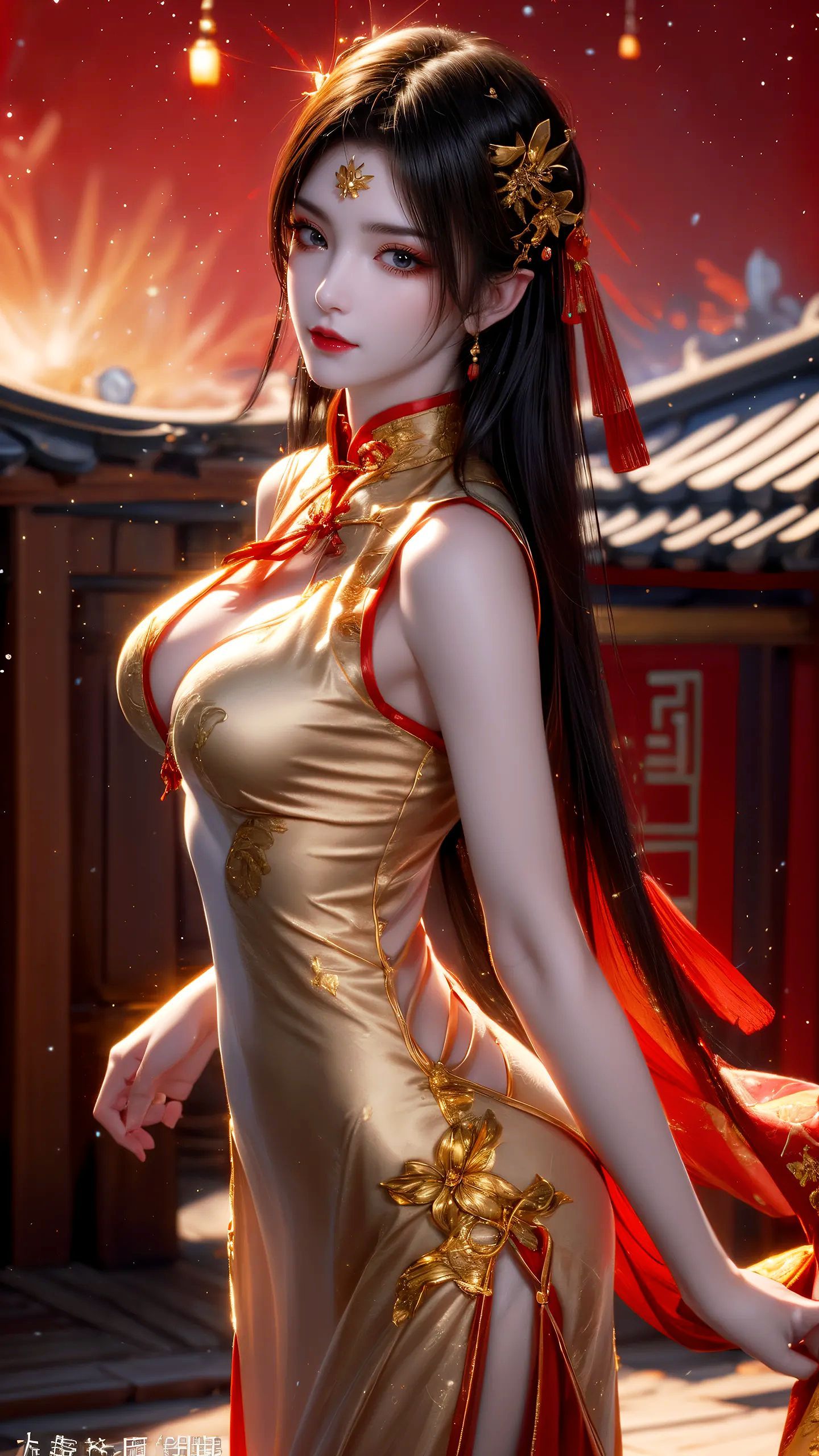 #古典美女图 #旗袍#好身材好气质  第4张