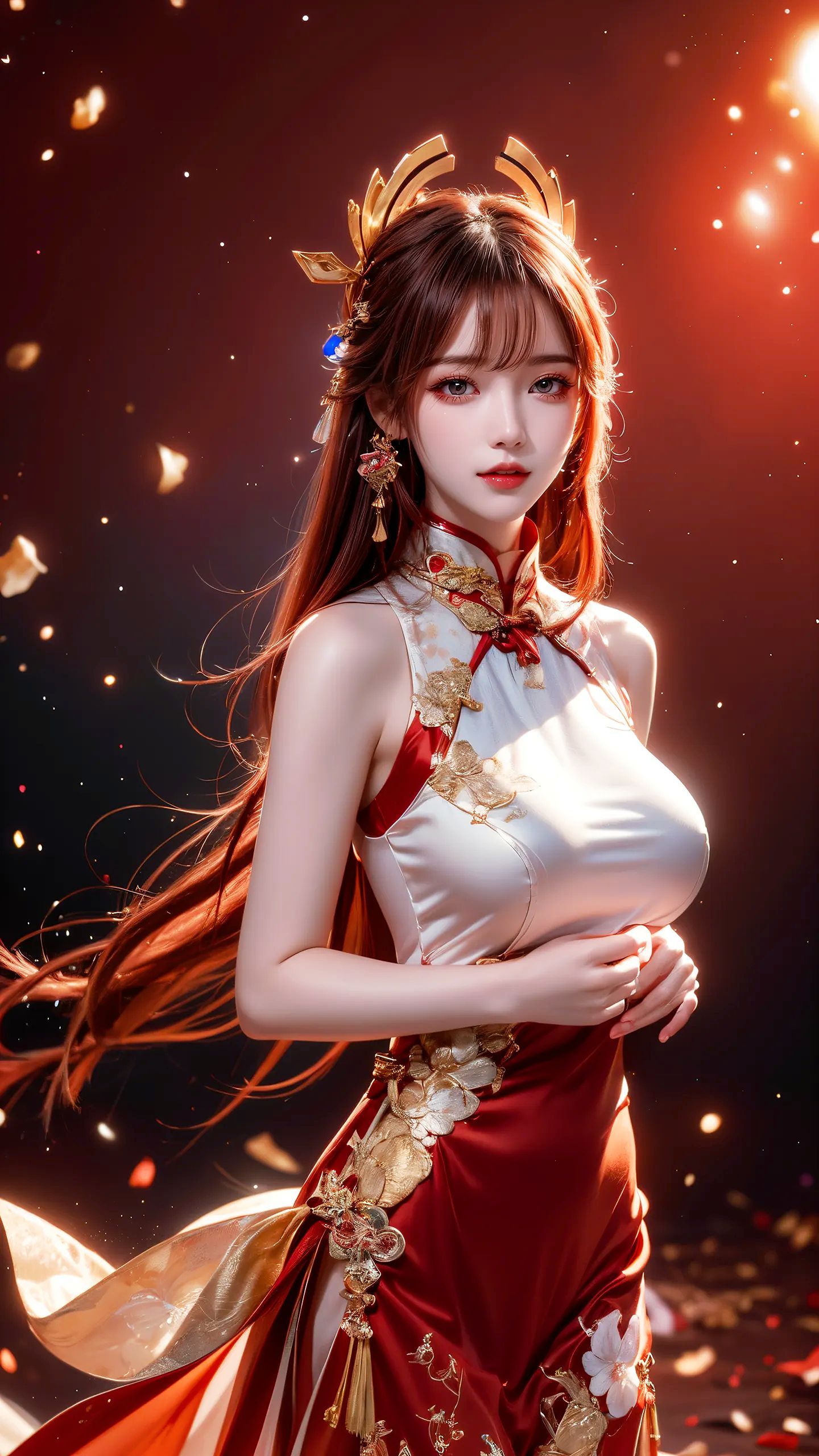 #古典美女图 #旗袍#好身材好气质  第5张
