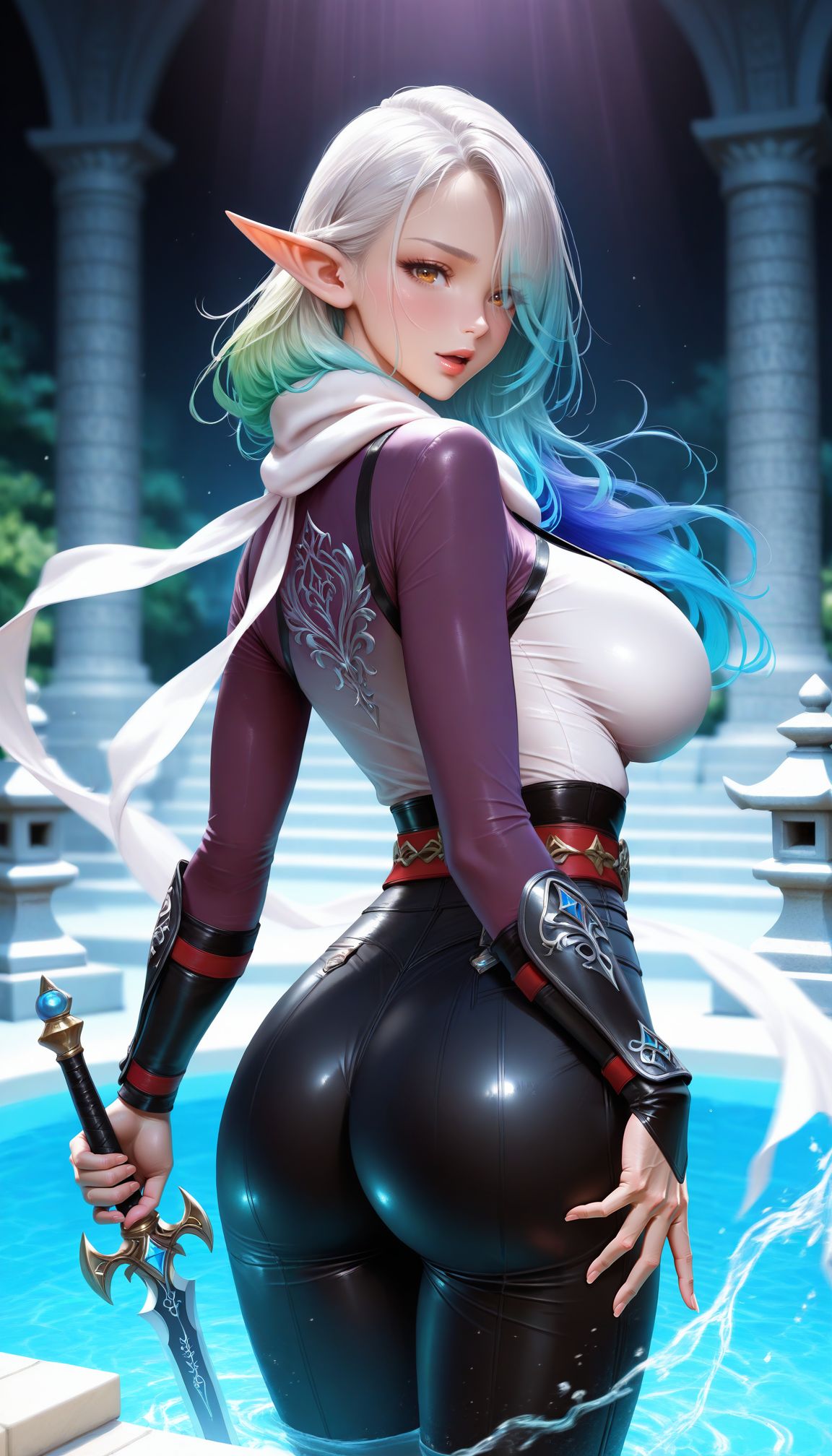 刺客。#二次元少女 #与众不同#精灵#幻想  第1张