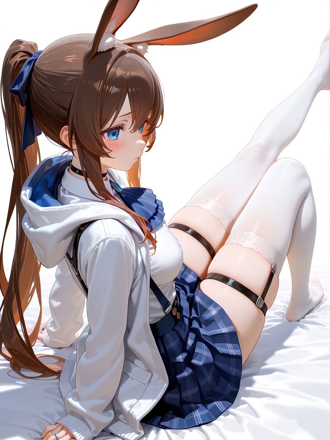 #明日方舟阿米娅#白丝#二次元壁纸#动漫美女  第2张
