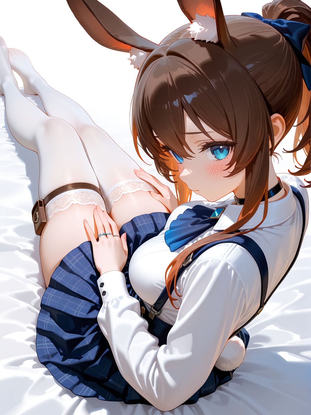 #明日方舟阿米娅#白丝#二次元壁纸#动漫美女  第4张