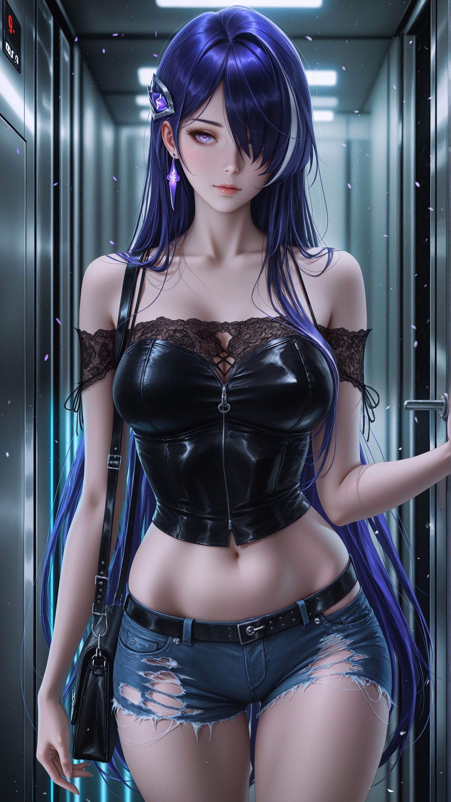 崩坏星穹铁道-韩系赛璐璐风格。#爱莉希雅#崩坏星穹铁道#银狼#二次元#游戏