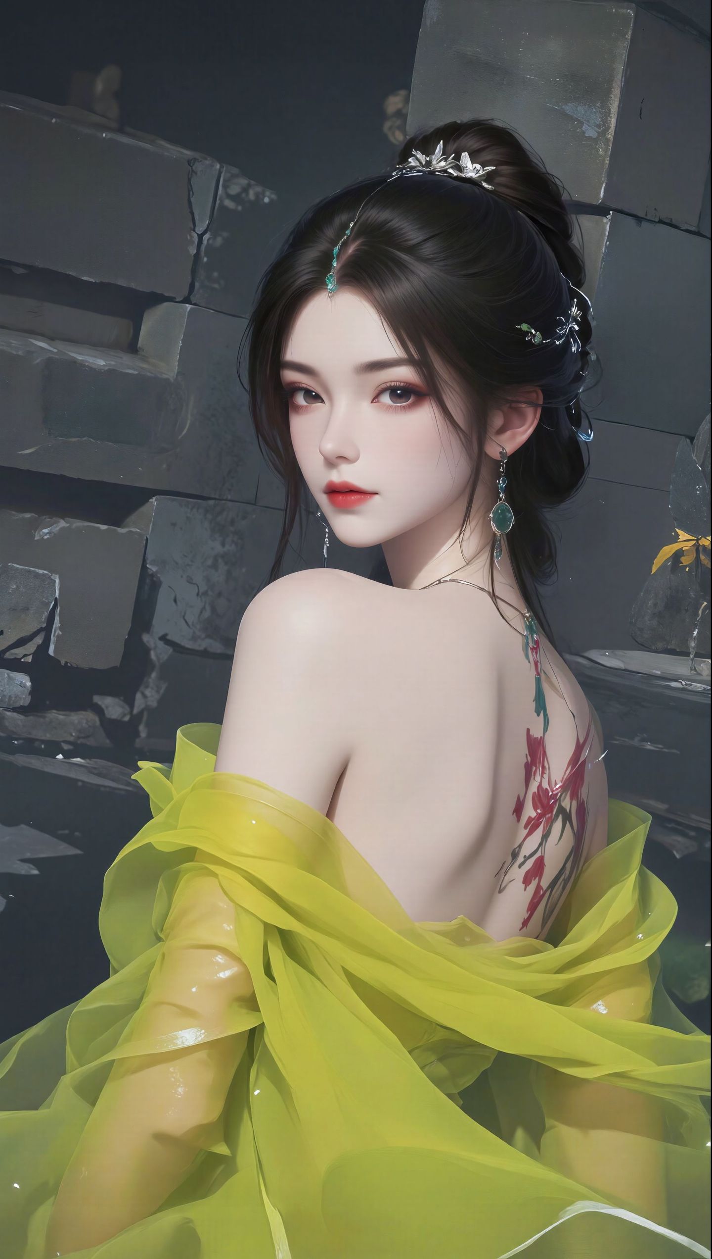 #九尾仙狐 #青色#国漫#国漫女神#国漫女神壁纸