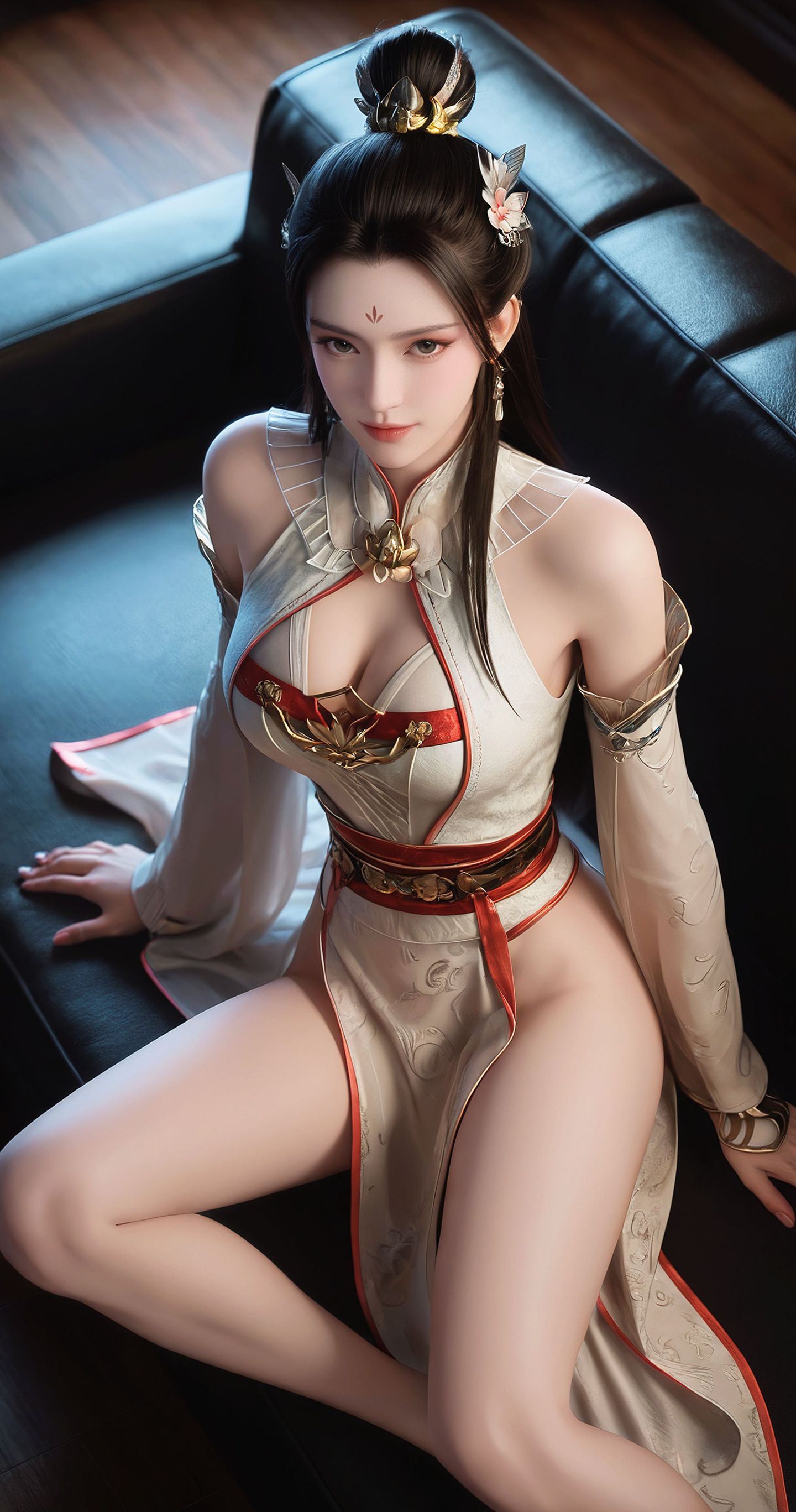 #旗袍 #白鹤淮#国漫女神#国漫女神壁纸#大长腿