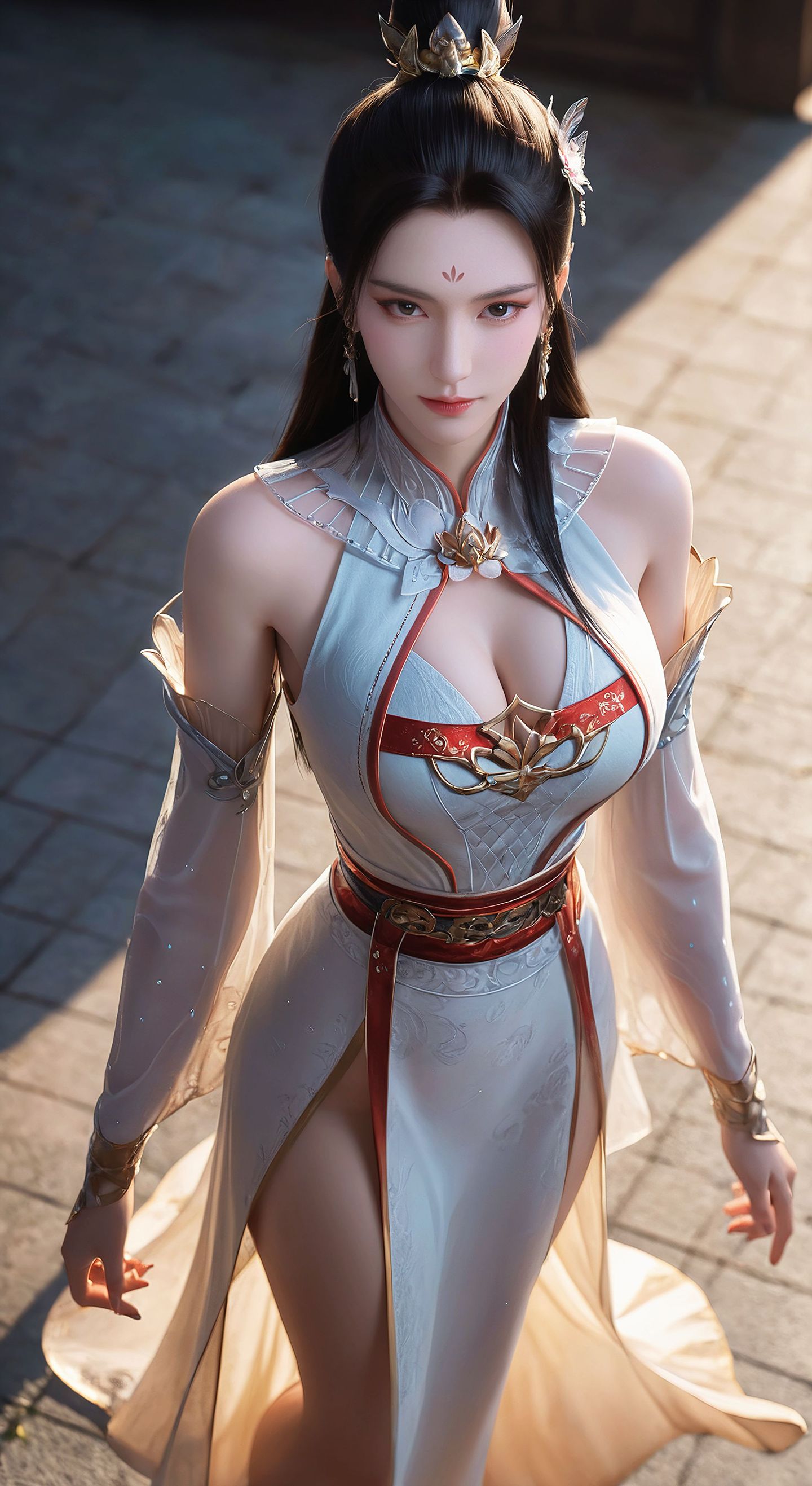 #旗袍 #白鹤淮#国漫女神#国漫女神壁纸#大长腿