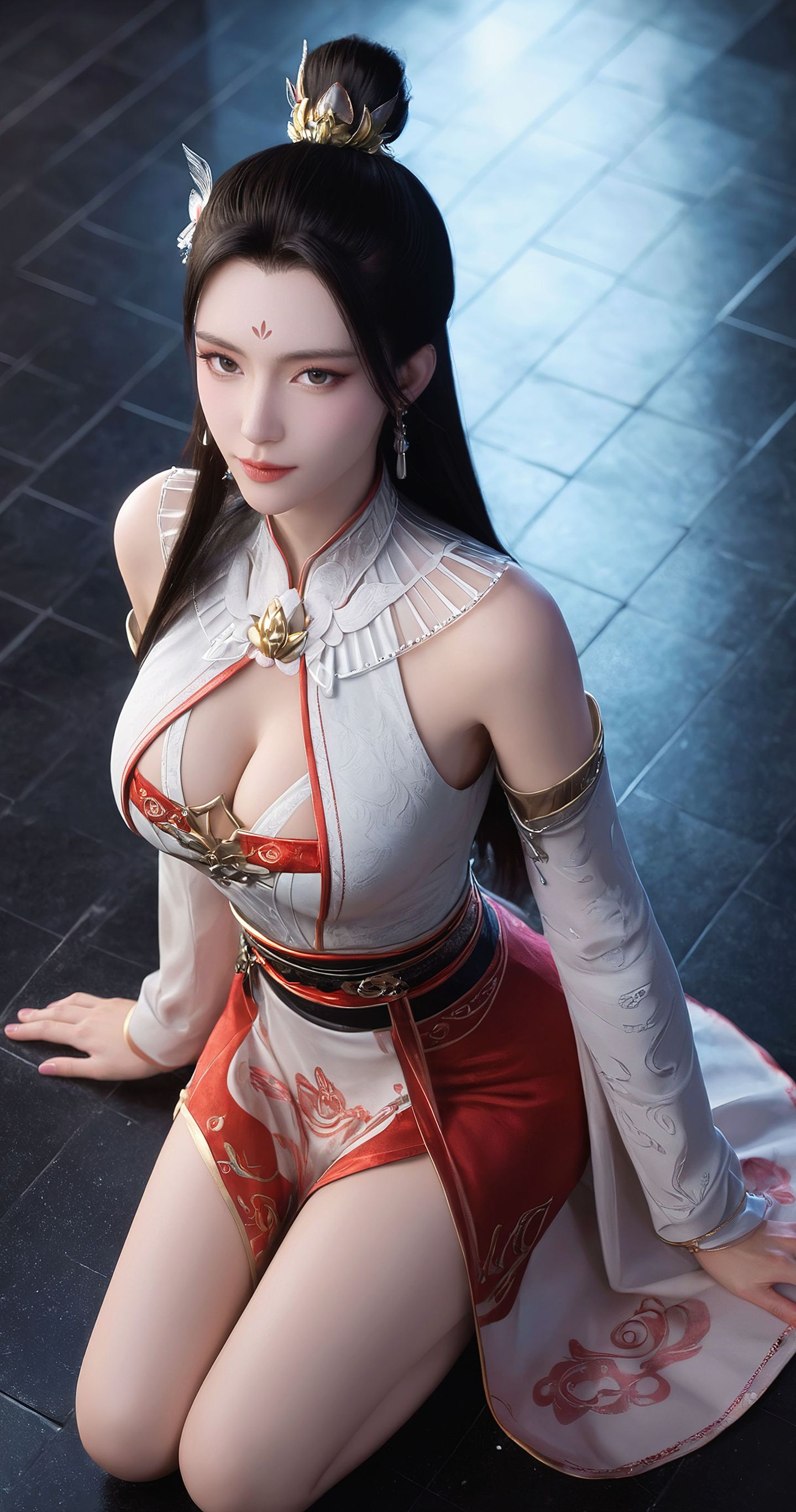 #旗袍 #白鹤淮#国漫女神#国漫女神壁纸#大长腿