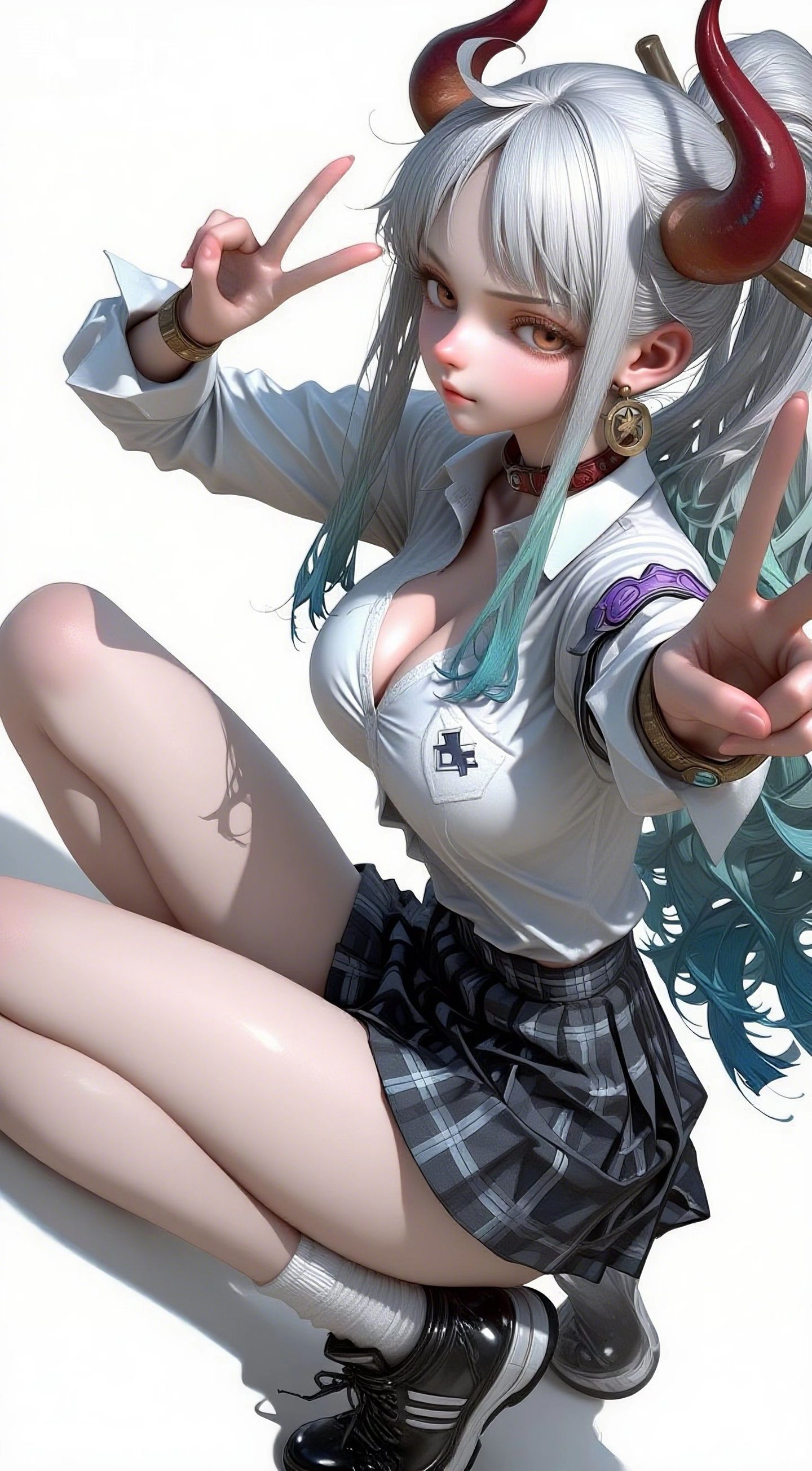 海贼王#大和JK穿搭，太可了！#二次元 #cos穿搭