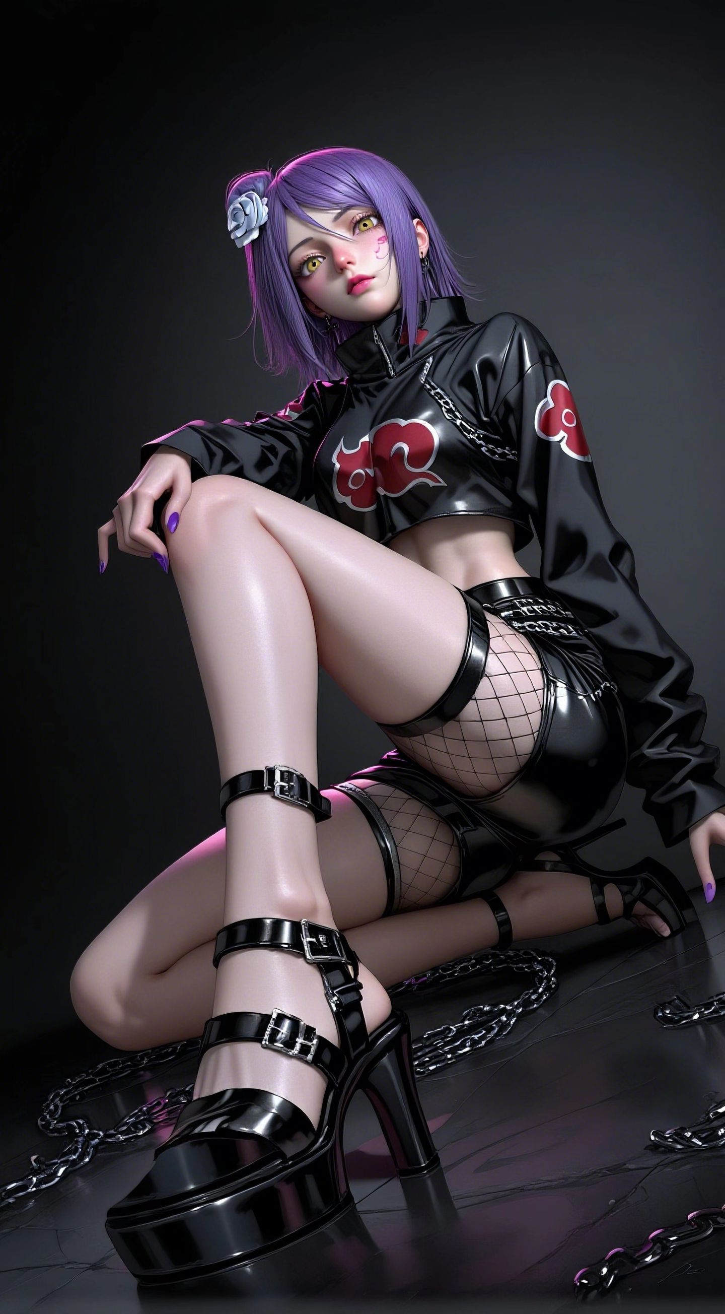 #大长腿 #性感穿搭 #火影#小南#二次元少女