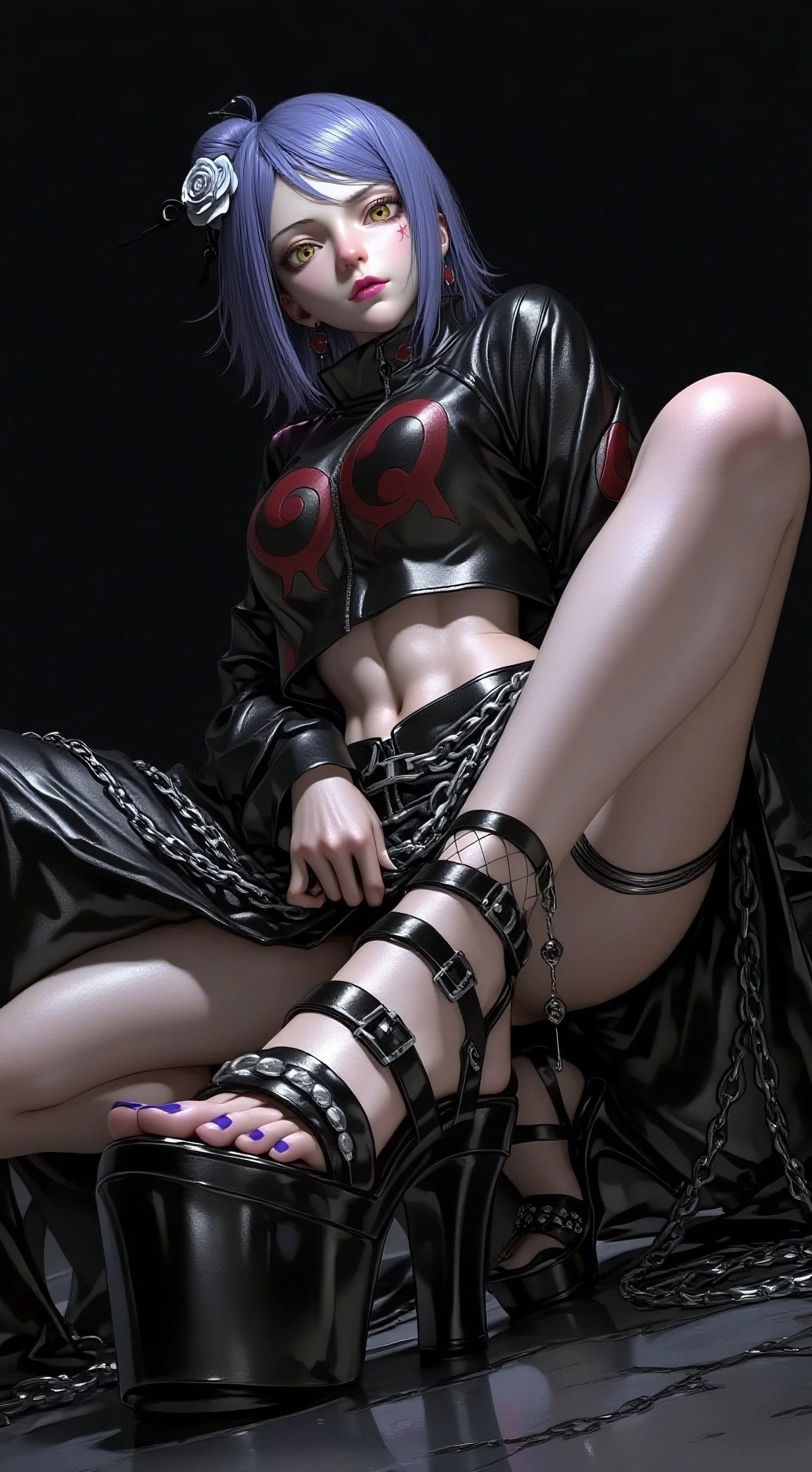#大长腿 #性感穿搭 #火影#小南#二次元少女