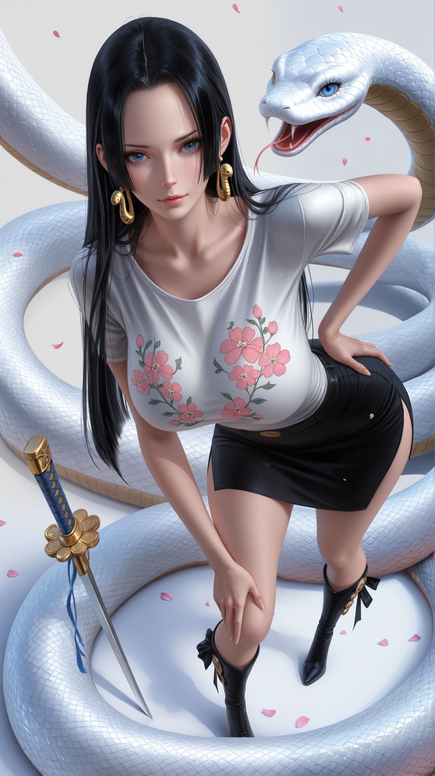 海贼王女帝汉库克#海贼王#汉库克#二次元#动漫