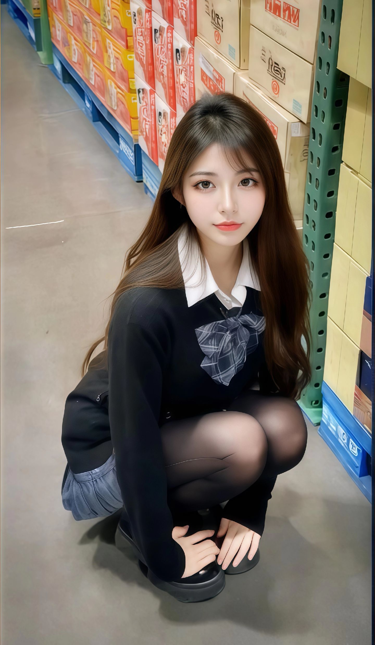 #jk女孩#努力变成你喜欢的样子#美女手机壁纸