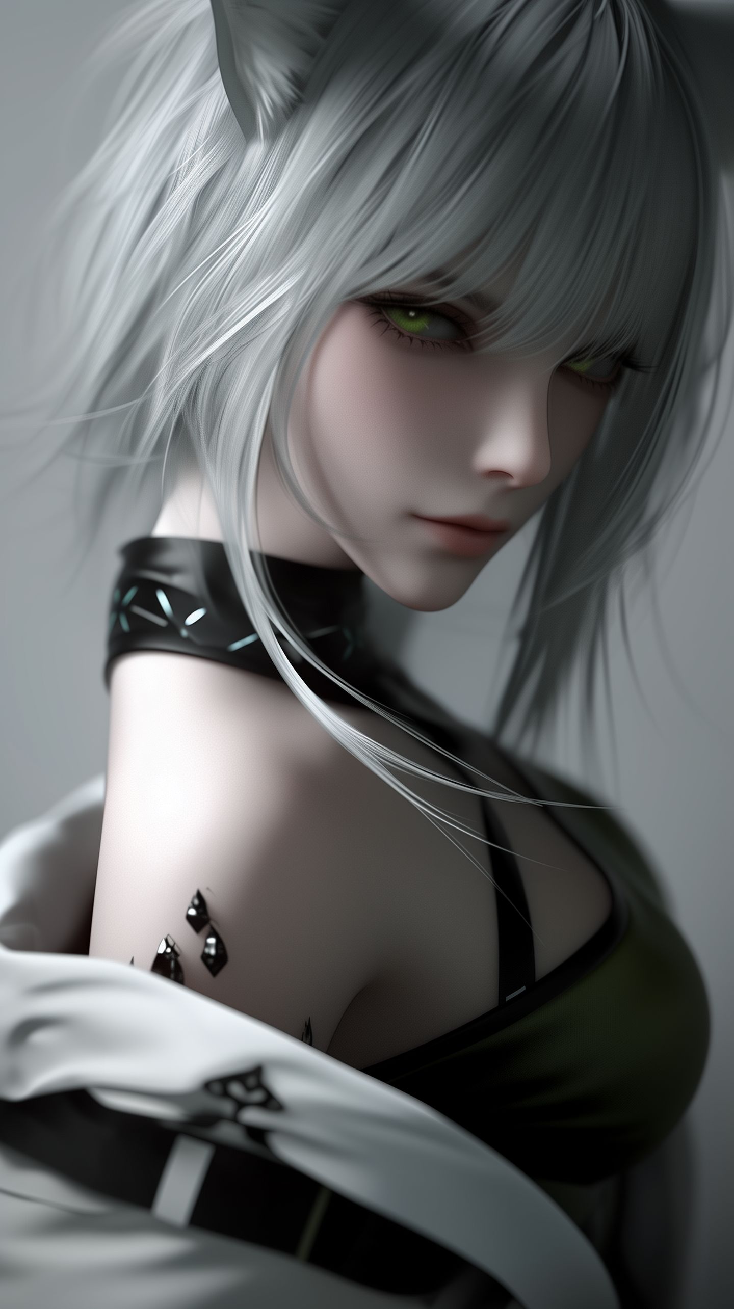 我会保护所有人，特别是你，博士。#明日方舟 #凯尔希 #aigc