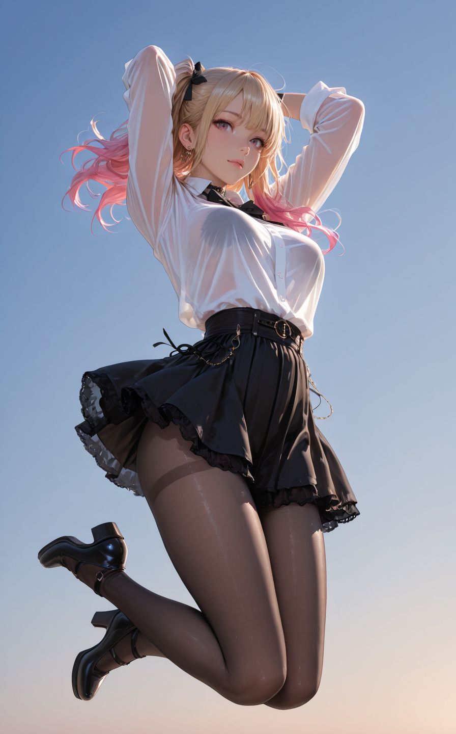 洛丽塔辣妹#二次元壁纸#AI绘画#二次元角色