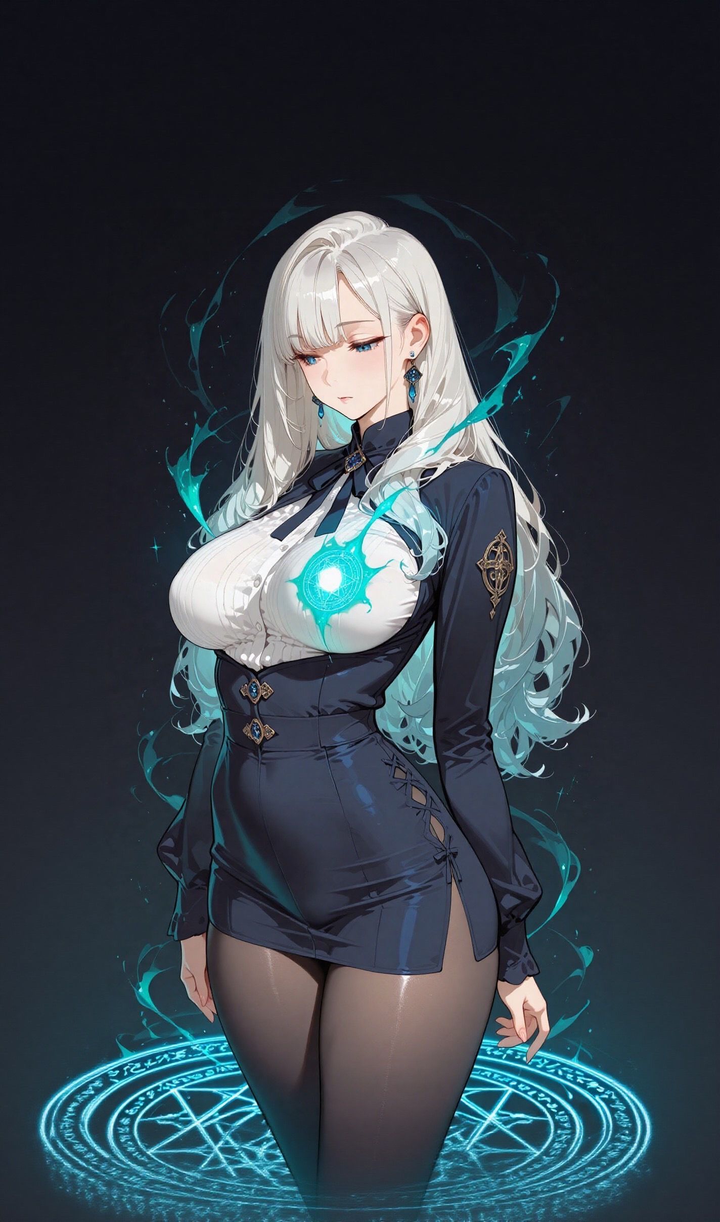 魔法少女。#动漫壁纸 #二次元壁纸 #壁纸 #御姐
