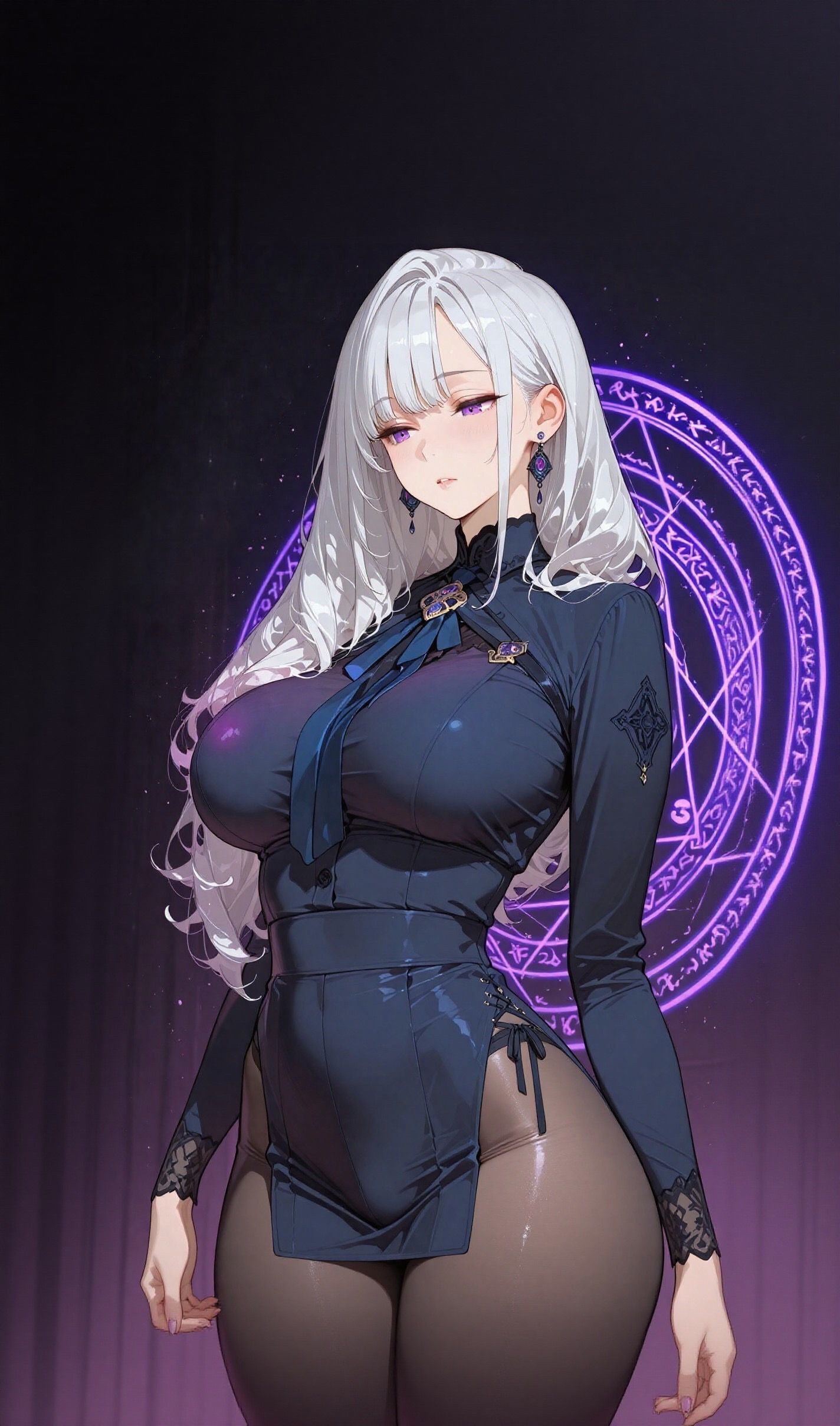 魔法少女。#动漫壁纸 #二次元壁纸 #壁纸 #御姐