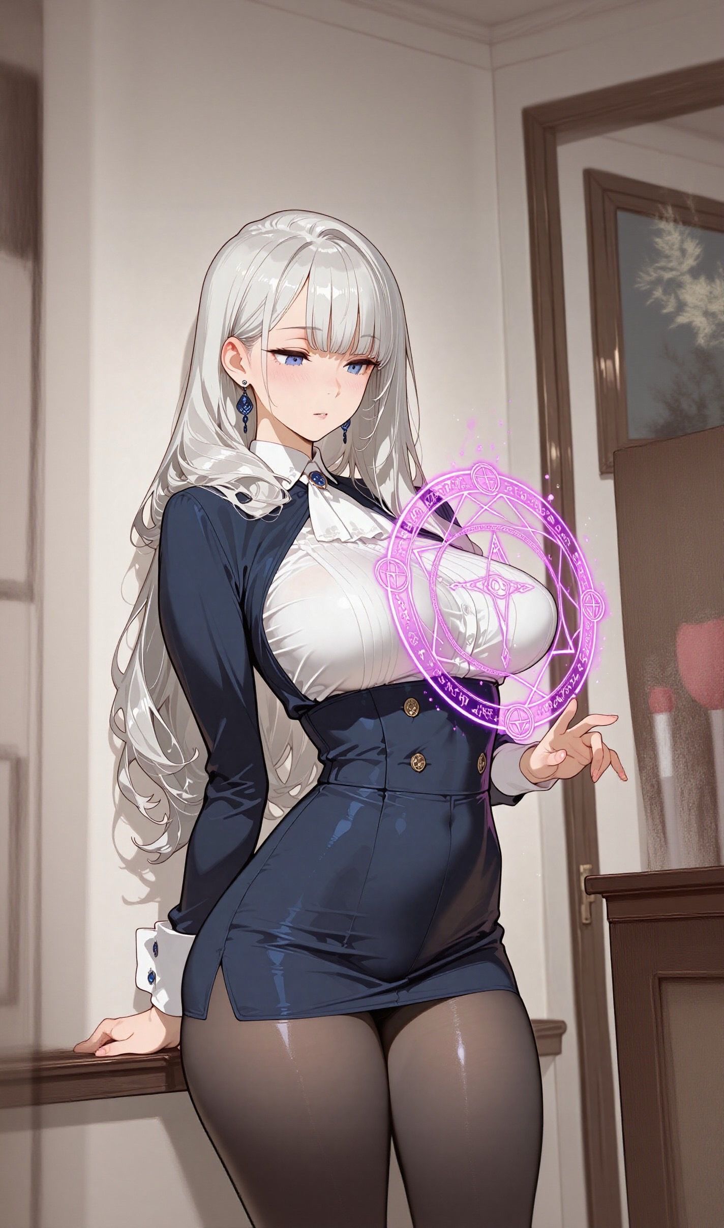魔法少女。#动漫壁纸 #二次元壁纸 #壁纸 #御姐