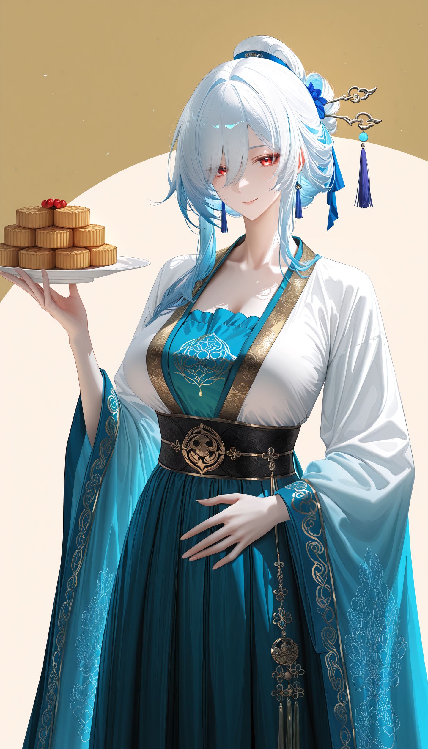 中秋快乐宝子们 一定要开心呀。#崩坏星穹铁道 #镜流 #流萤 #星 #中秋节