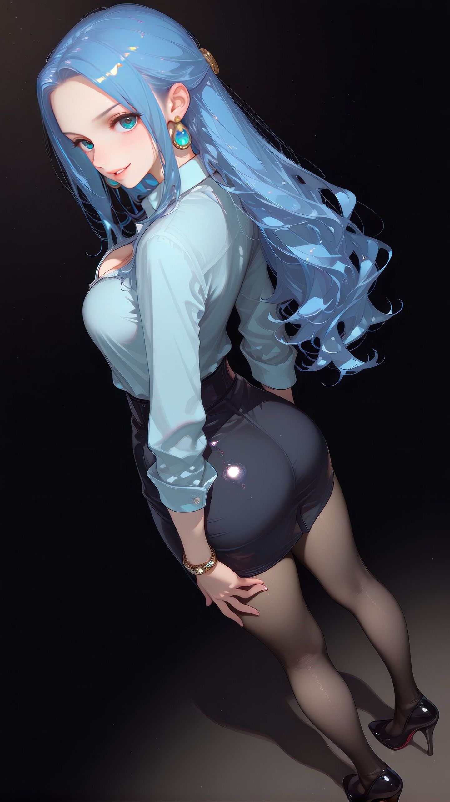 #二次元 #二次元少女#二次元壁纸#黑丝