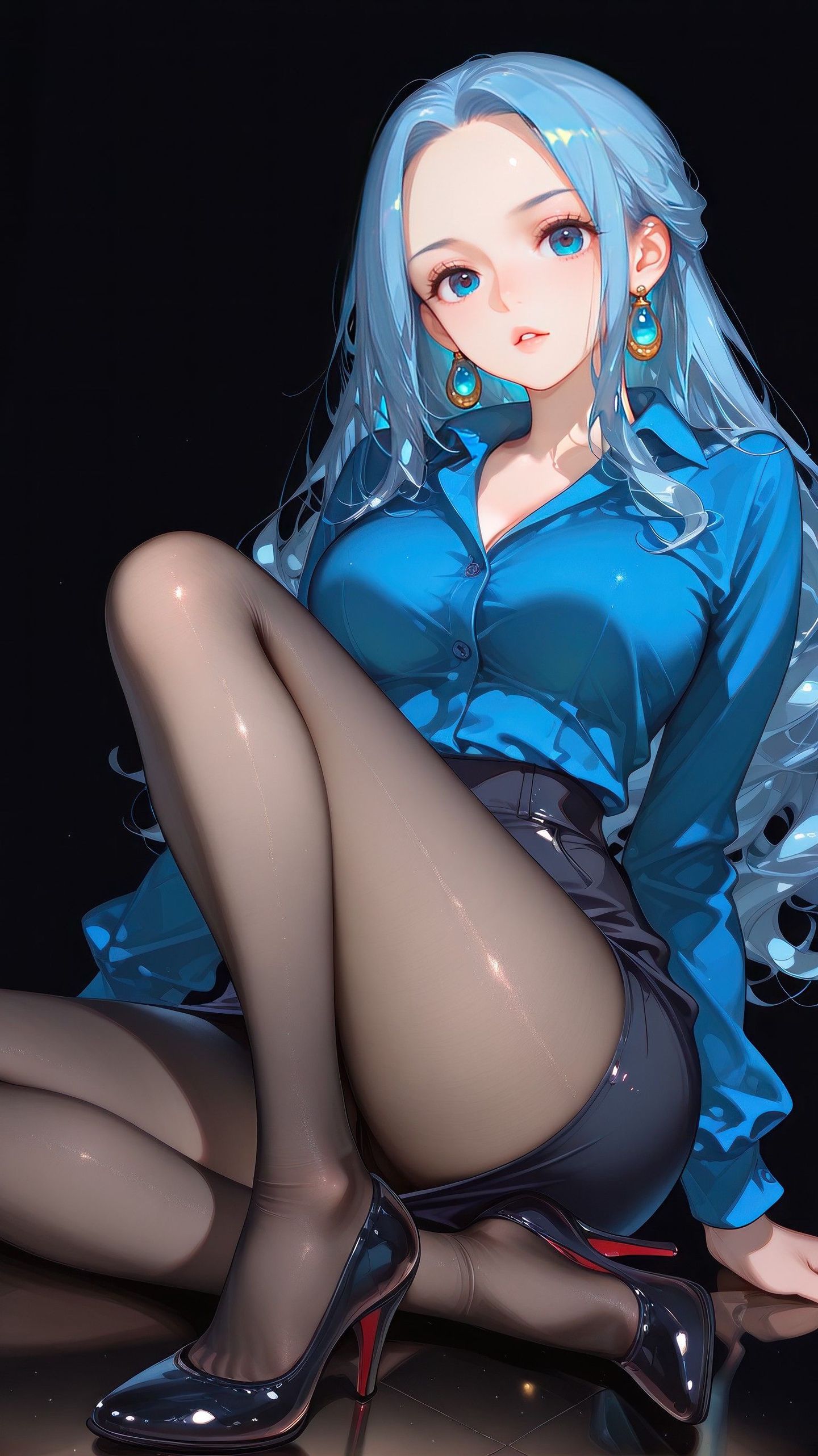 #二次元 #二次元少女#二次元壁纸#黑丝