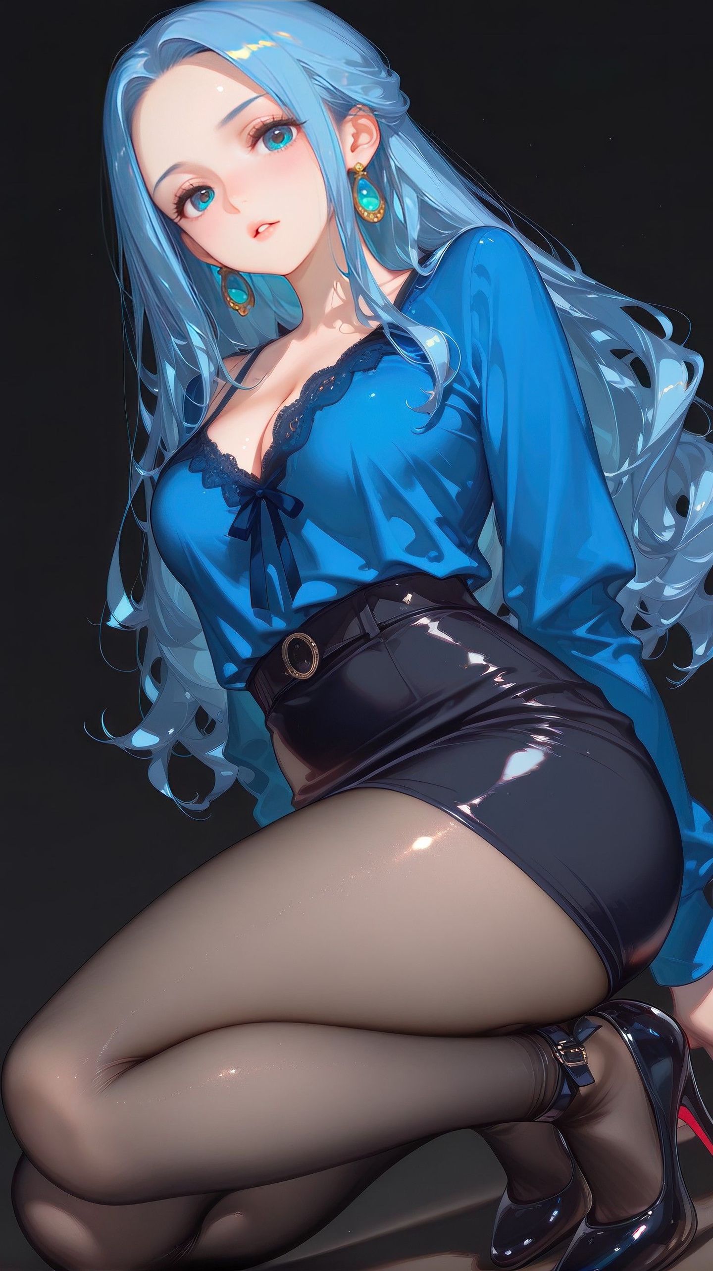 #二次元 #二次元少女#二次元壁纸#黑丝