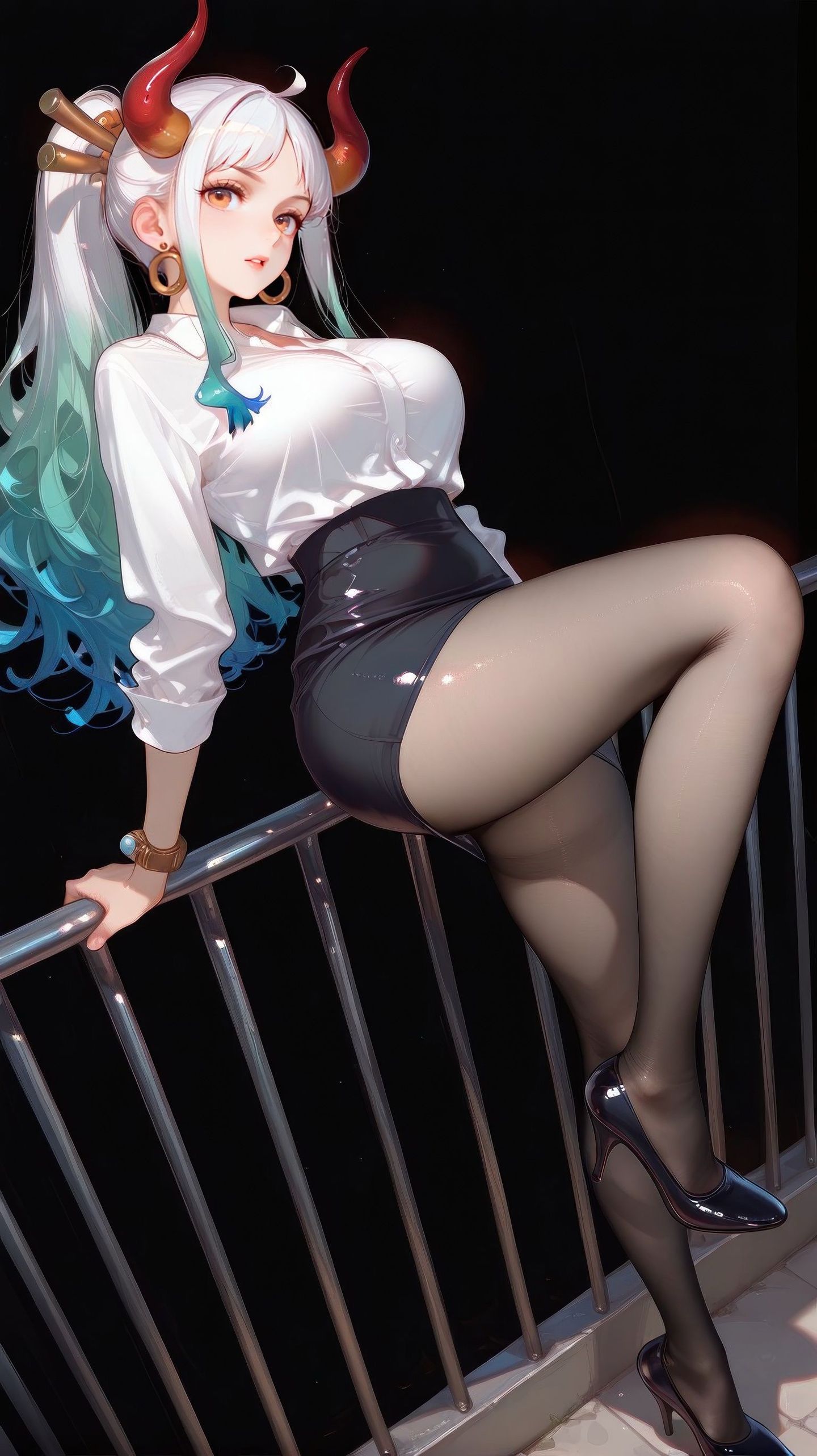 #动漫壁纸 #二次元#黑丝#大长腿#二次元壁纸
