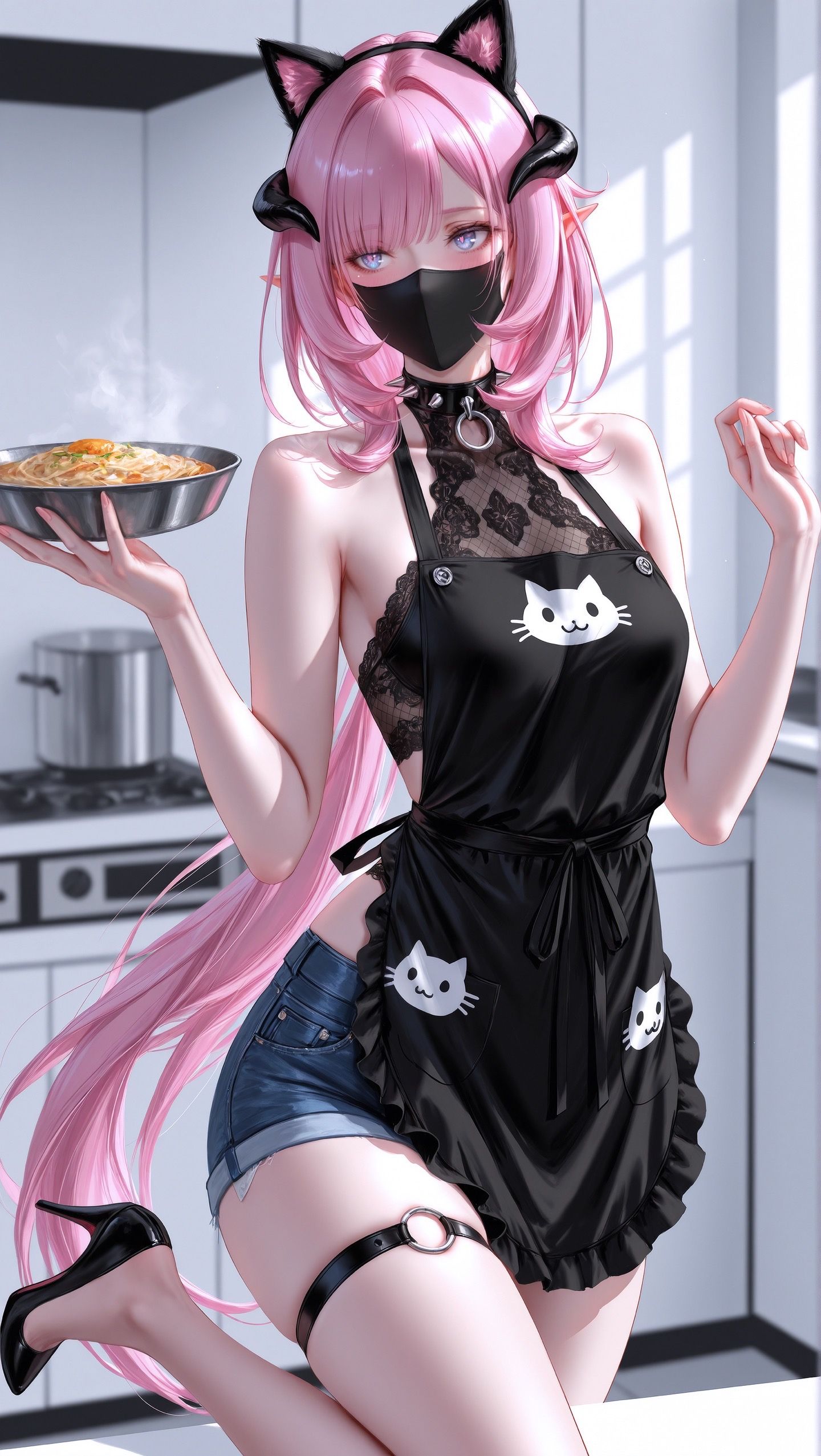 小厨娘爱莉希雅。爱莉希雅的特别料理#崩坏三#爱莉希雅#二次元