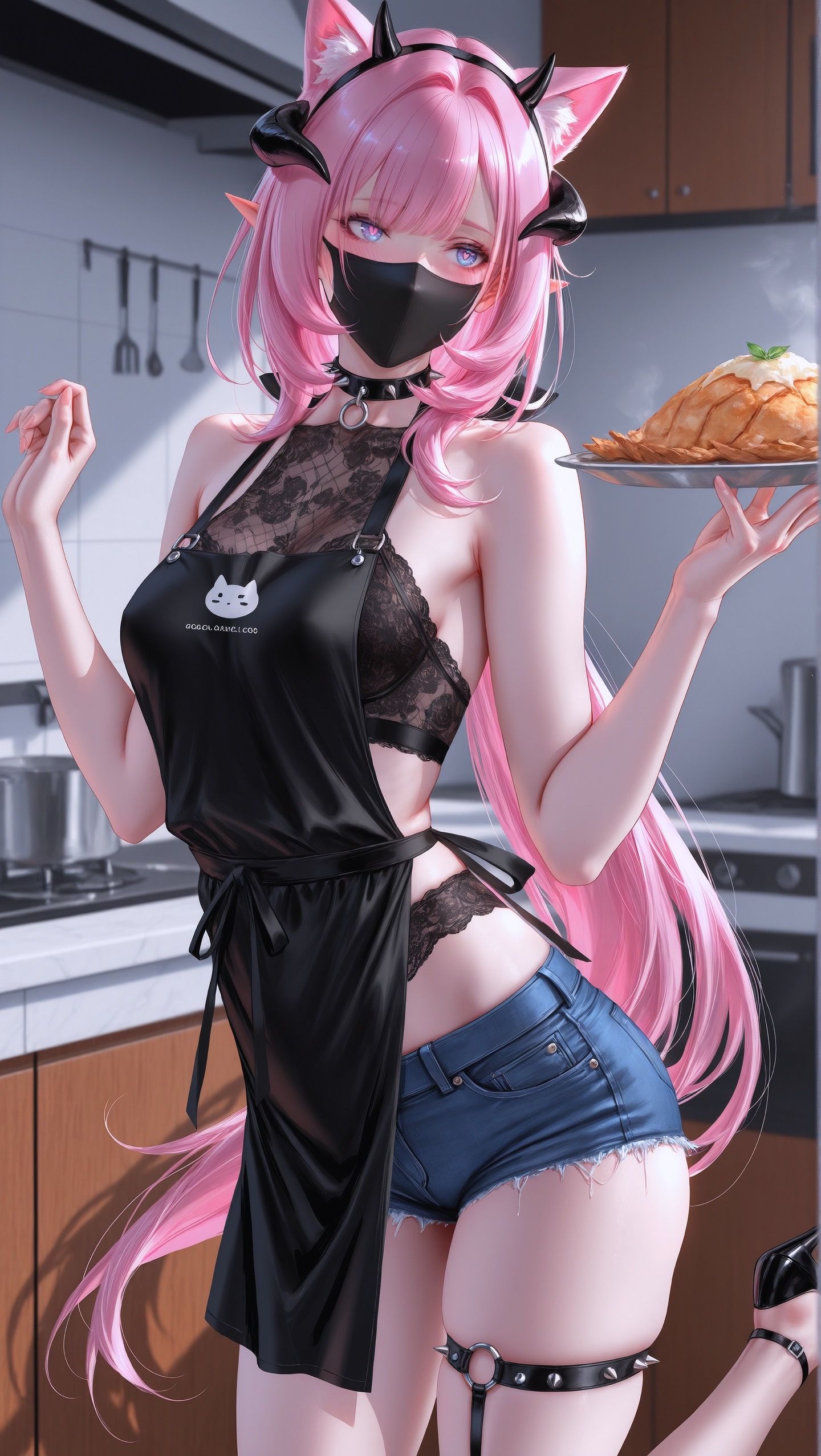 小厨娘爱莉希雅。爱莉希雅的特别料理#崩坏三#爱莉希雅#二次元