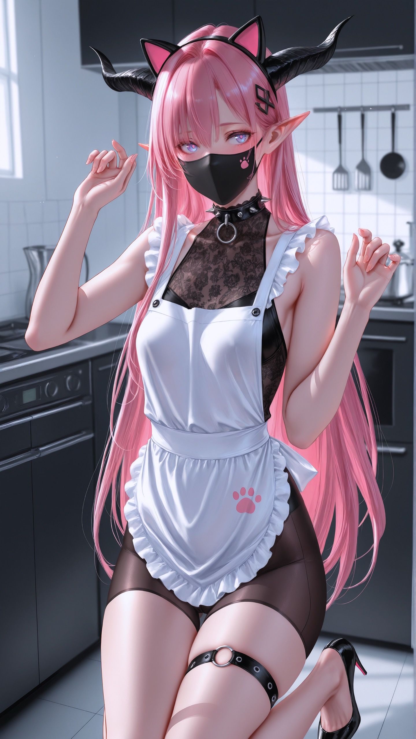 小厨娘爱莉希雅。爱莉希雅的特别料理#崩坏三#爱莉希雅#二次元
