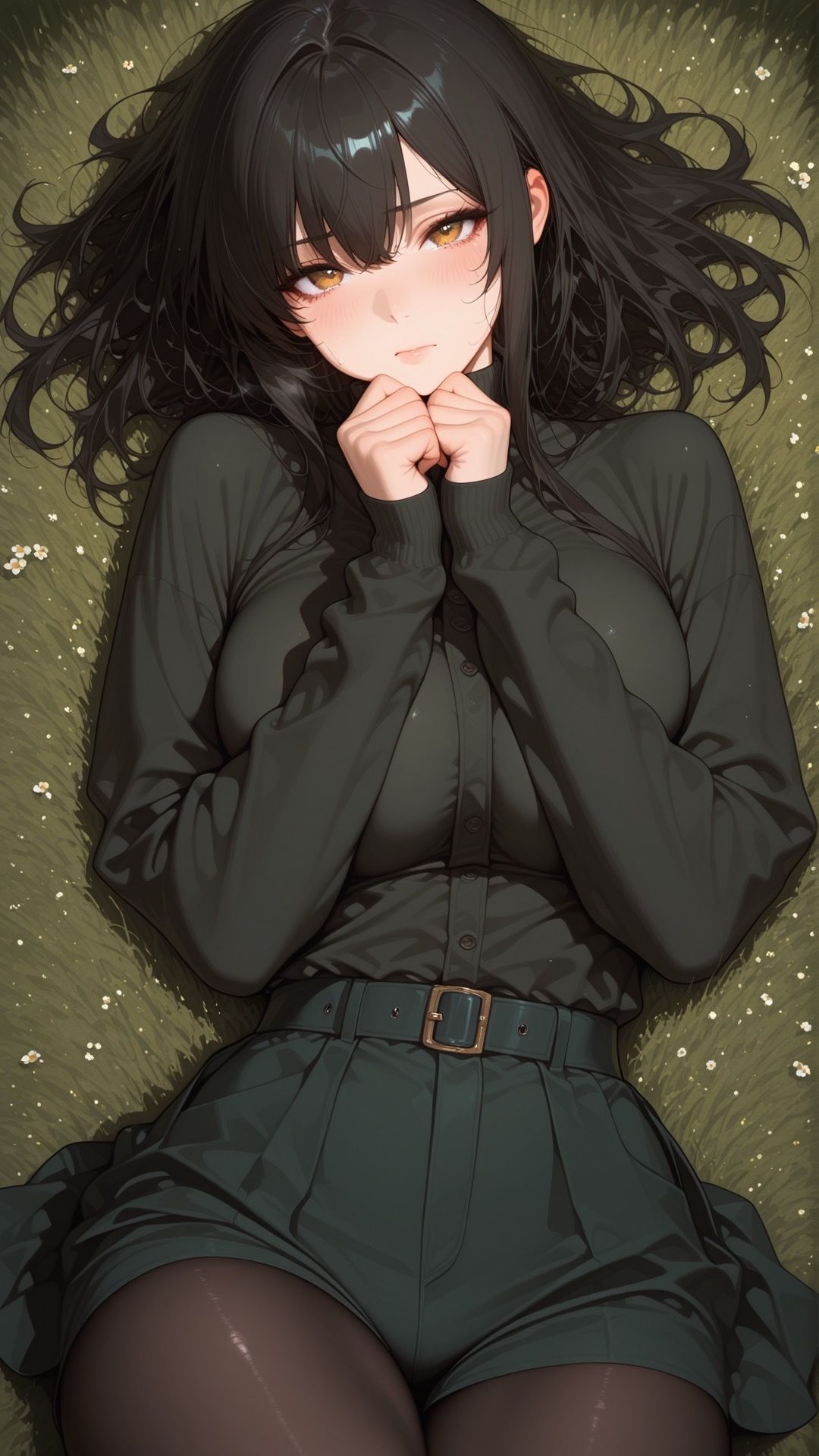 黑丝美女 #二次元壁纸#动漫美女#长腿女神