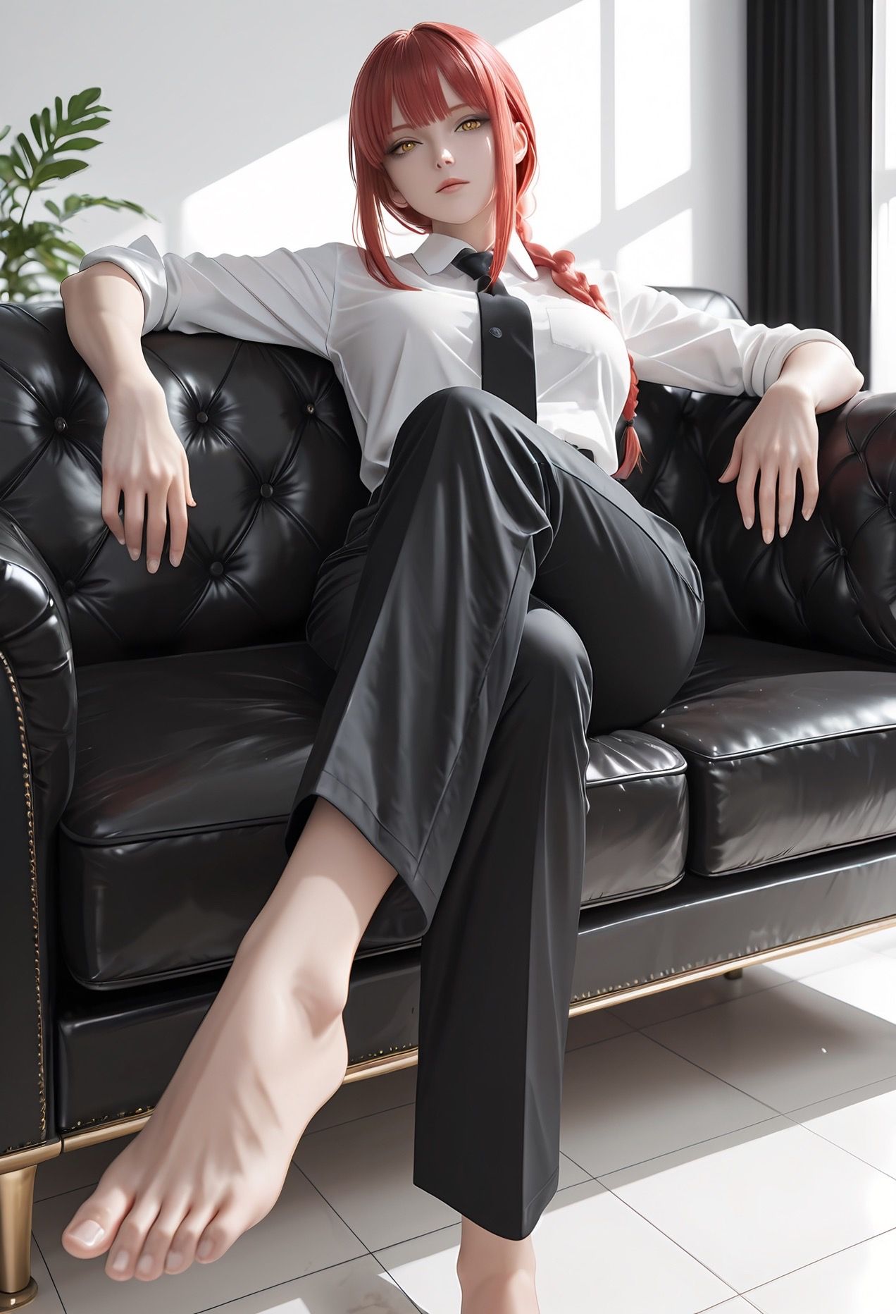 玛奇玛#电锯人#ai #ai绘画 #二次元