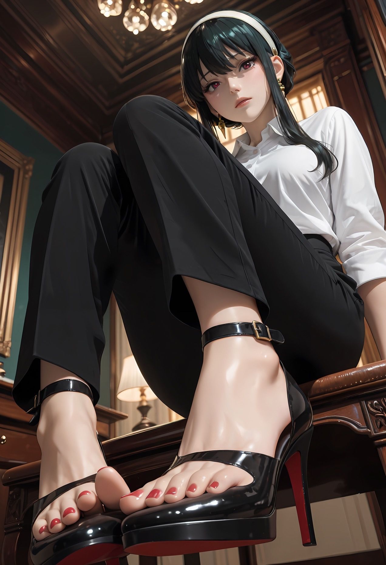 超美约尔福杰#约尔福杰#ai #ai绘画#二次元美女