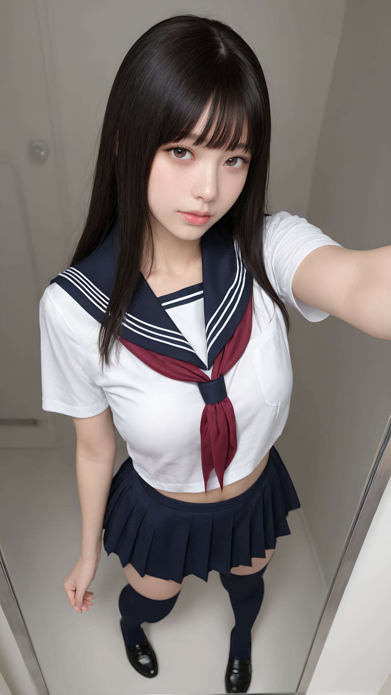 水手服美女#高清壁纸#女神#手机壁纸