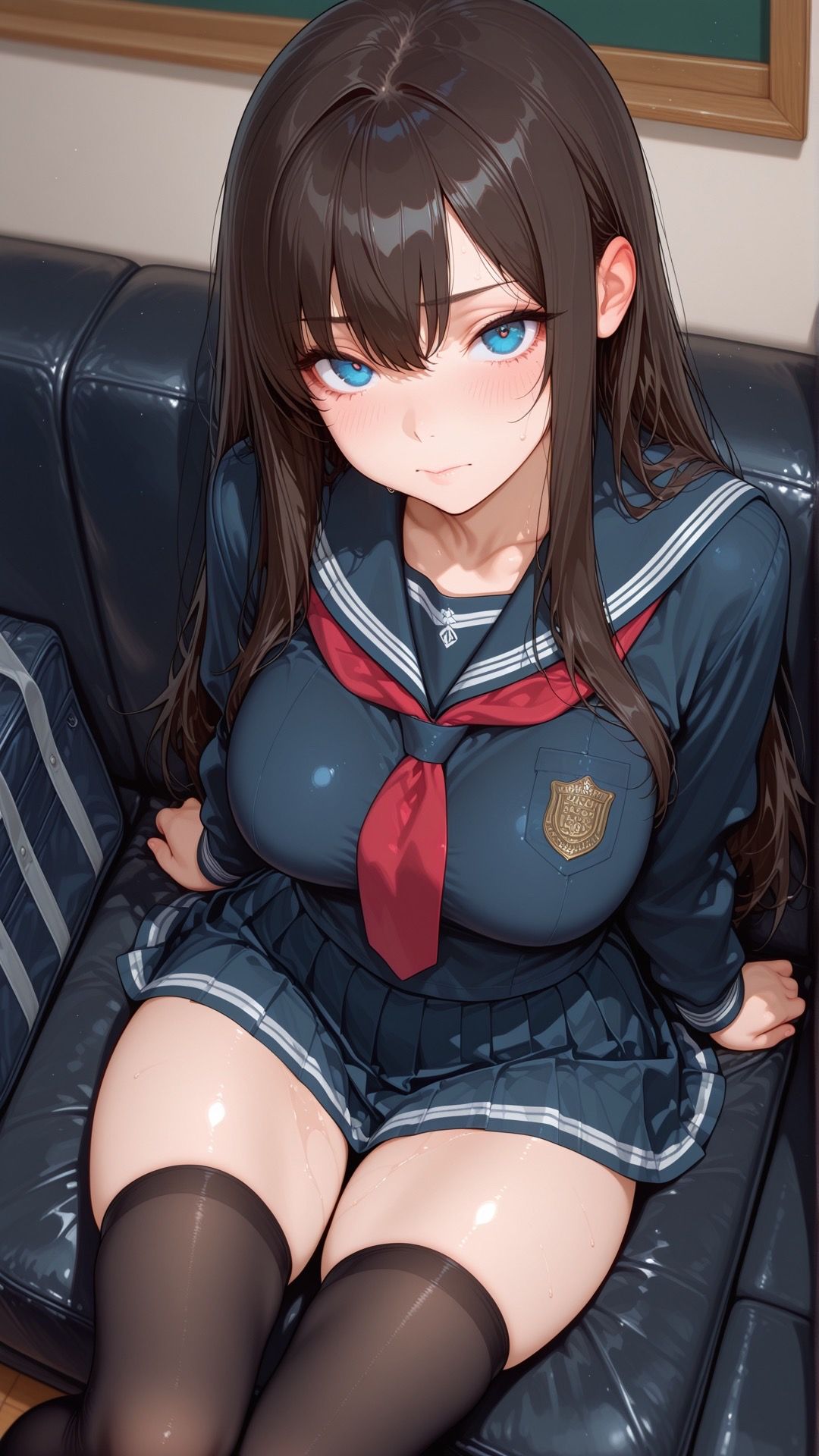 你我都会拥有鲜花和月亮#清纯女神#二次元少女壁纸#jk制服女孩