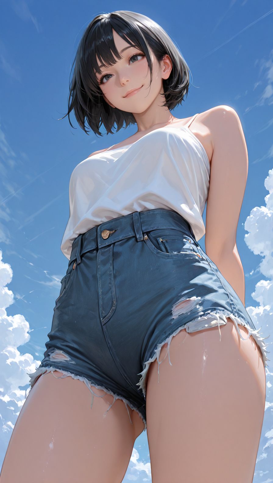 二次元壁纸#动漫美女#手机高清壁纸#大长腿