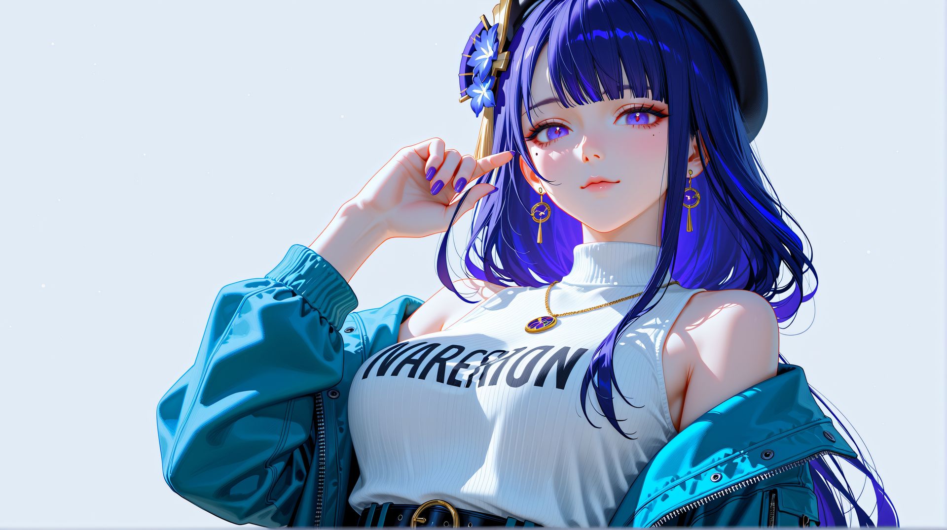 #原神 #雷电将军#二次元美女#动漫美图#电脑壁纸