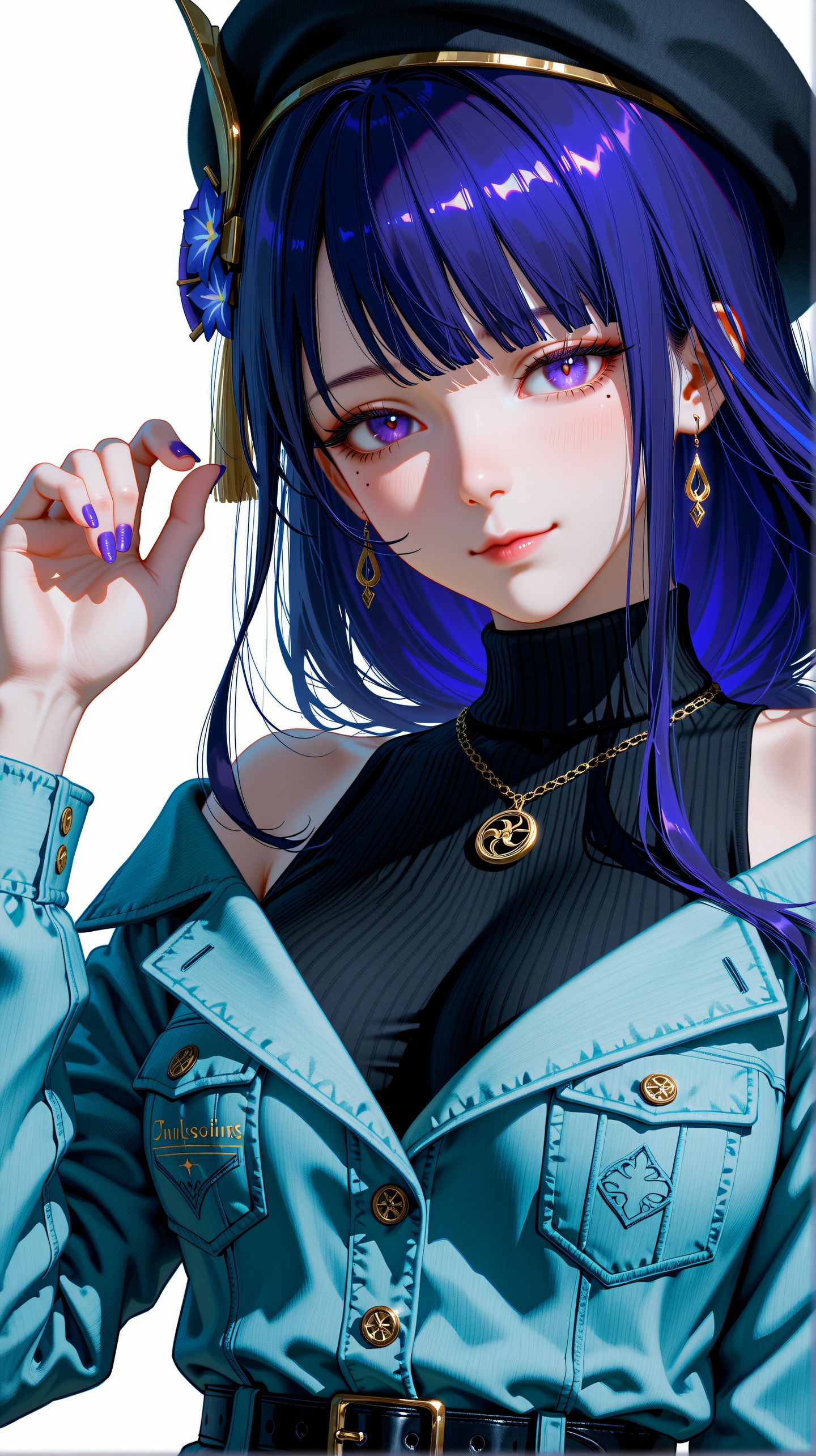 #原神 #雷电将军#手机高清壁纸#二次元游戏壁纸