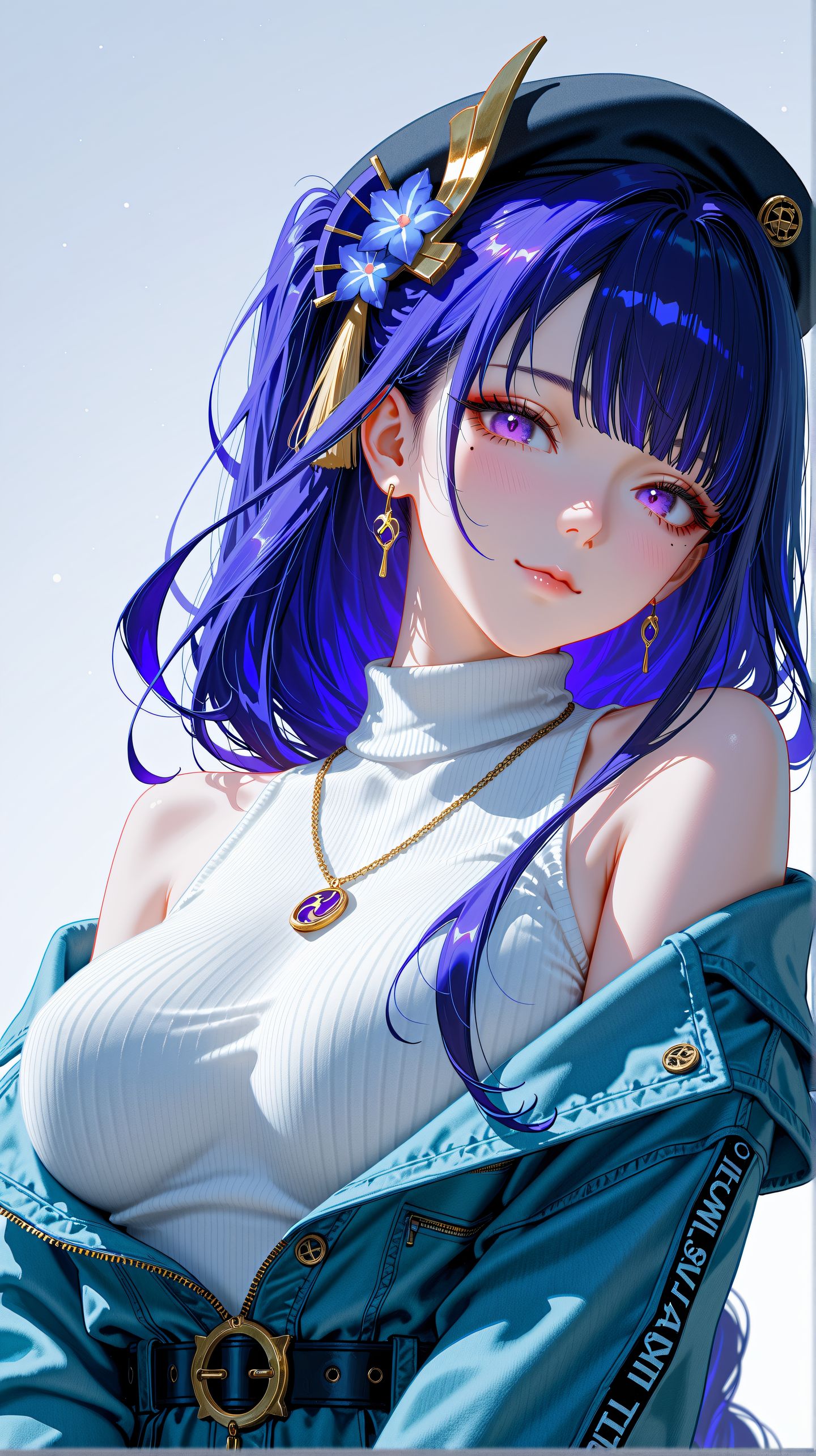 #原神 #雷电将军#手机高清壁纸#二次元游戏壁纸