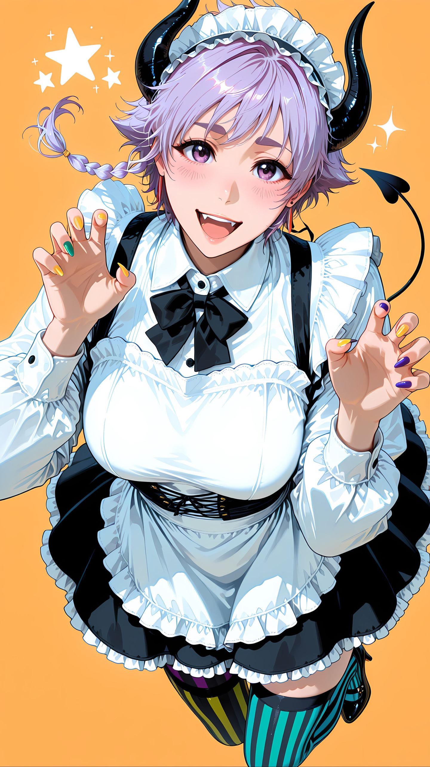 异世界穿越后，只能挑选一位的话。 #死神bleach #动漫女神 #女仆装 #壁纸 #二次元