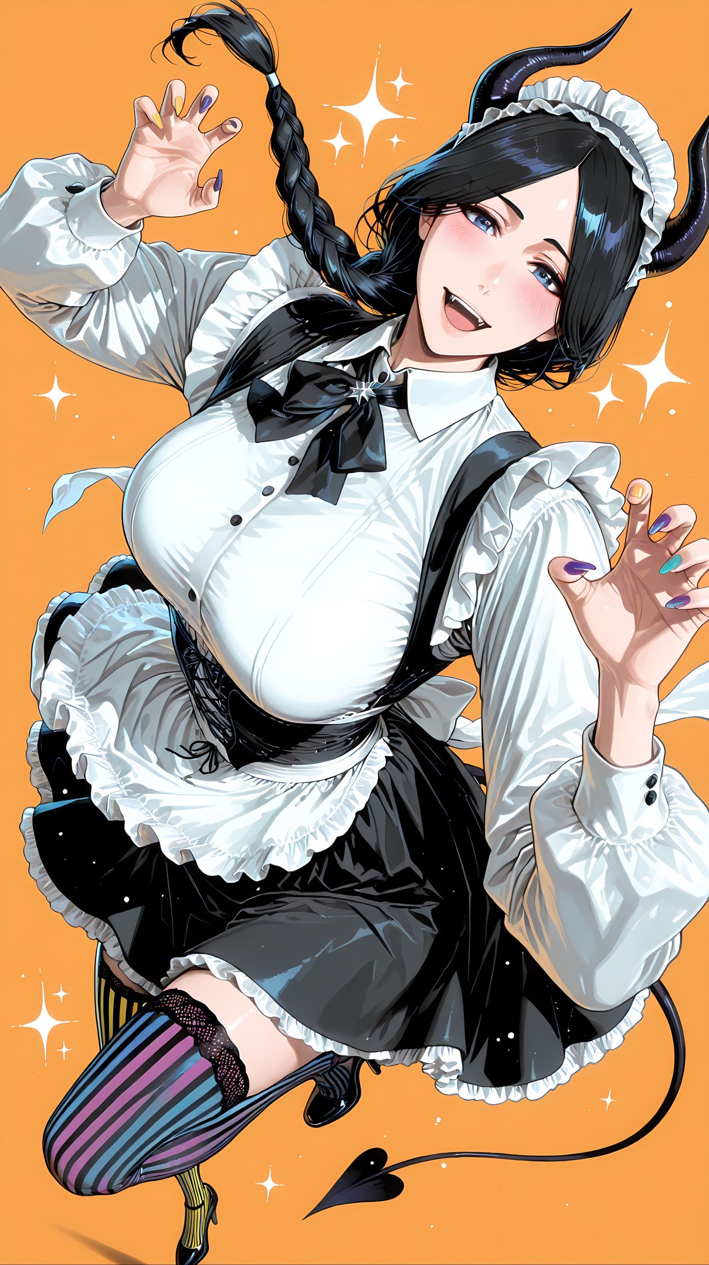 异世界穿越后，只能挑选一位的话。 #死神bleach #动漫女神 #女仆装 #壁纸 #二次元