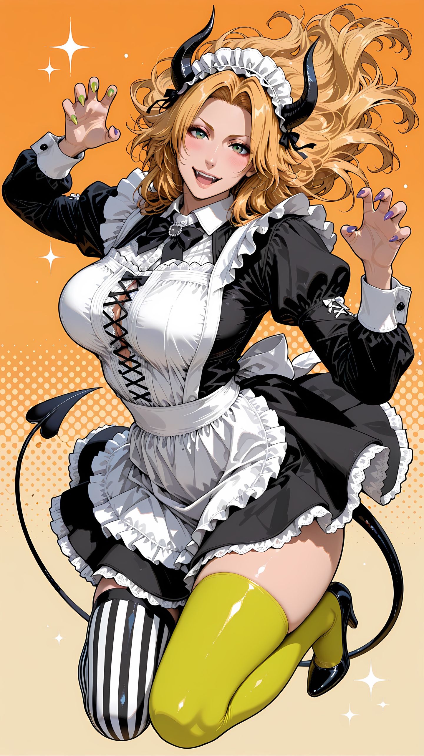 异世界穿越后，只能挑选一位的话。 #死神bleach #动漫女神 #女仆装 #壁纸 #二次元