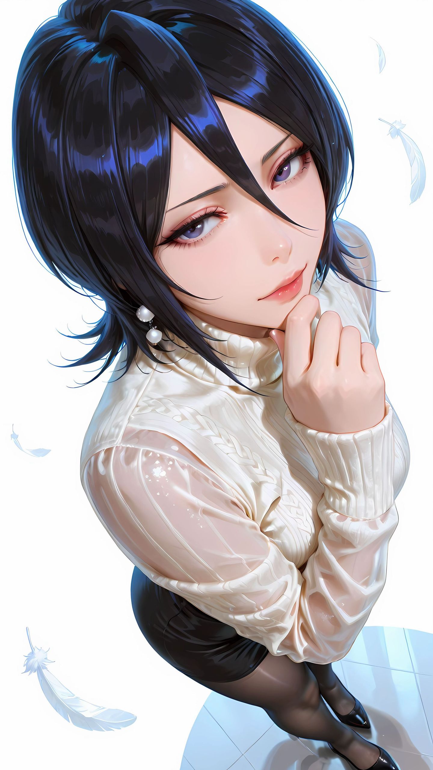 露琪亚时尚潮流摄影。#同人 #动漫女神 #死神bleach #朽木露琪亚 #二次元