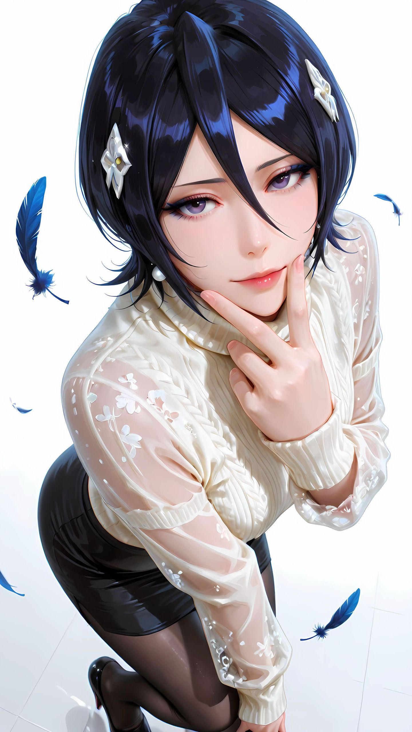 露琪亚时尚潮流摄影。#同人 #动漫女神 #死神bleach #朽木露琪亚 #二次元