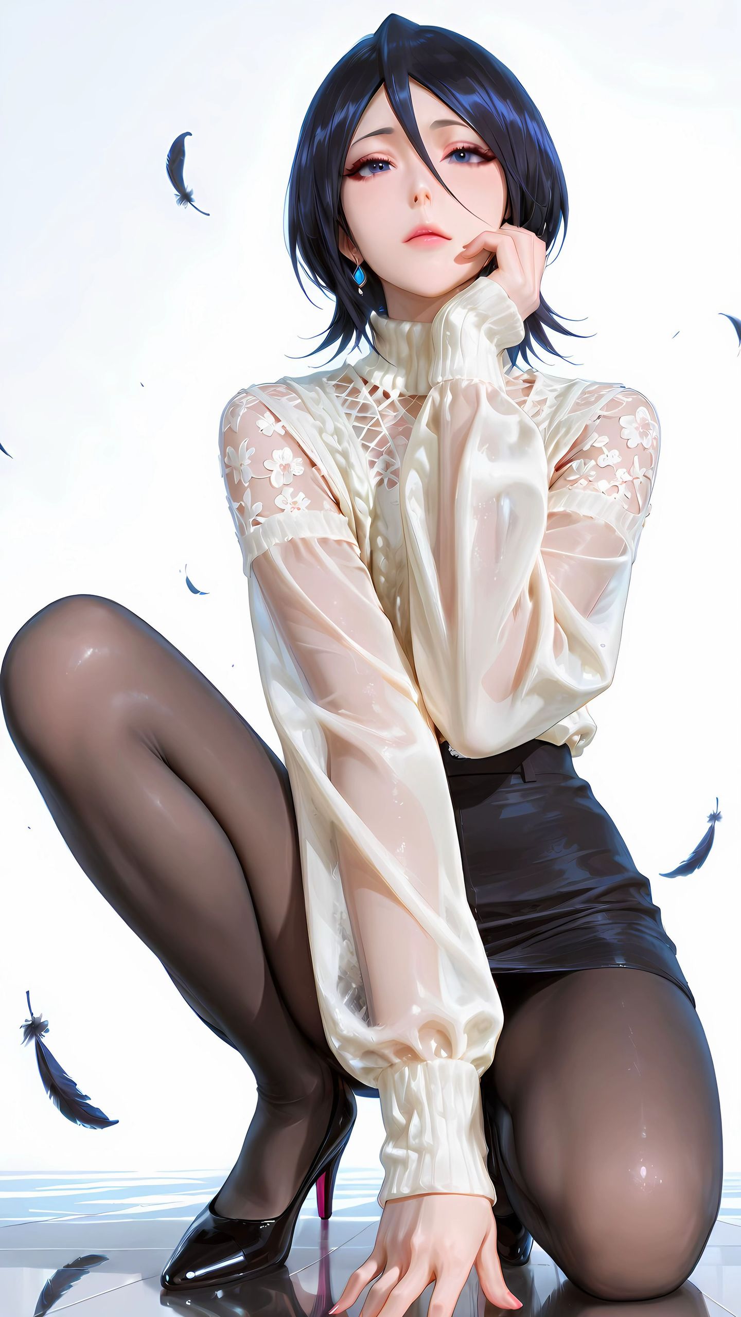 露琪亚时尚潮流摄影。#同人 #动漫女神 #死神bleach #朽木露琪亚 #二次元