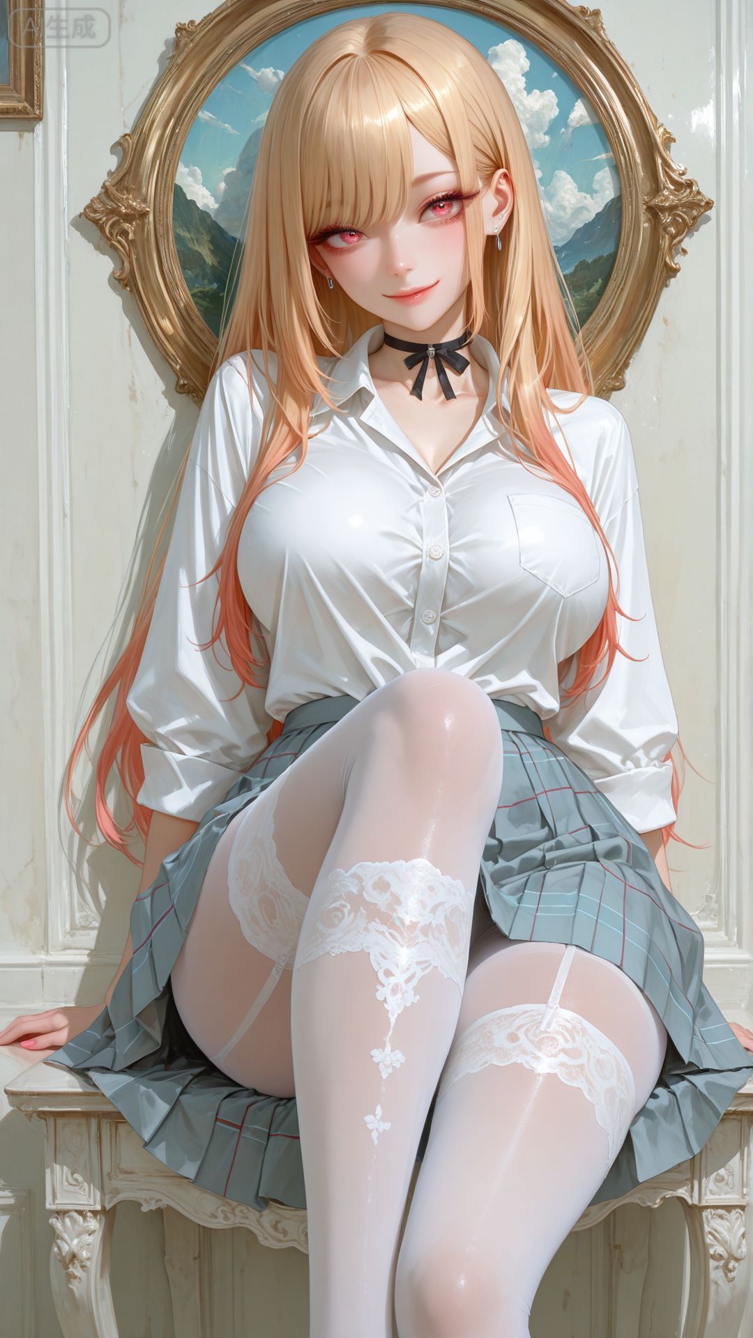 #二次元 #壁纸 #白丝才是正义 #清纯甜美 #喜多川海梦