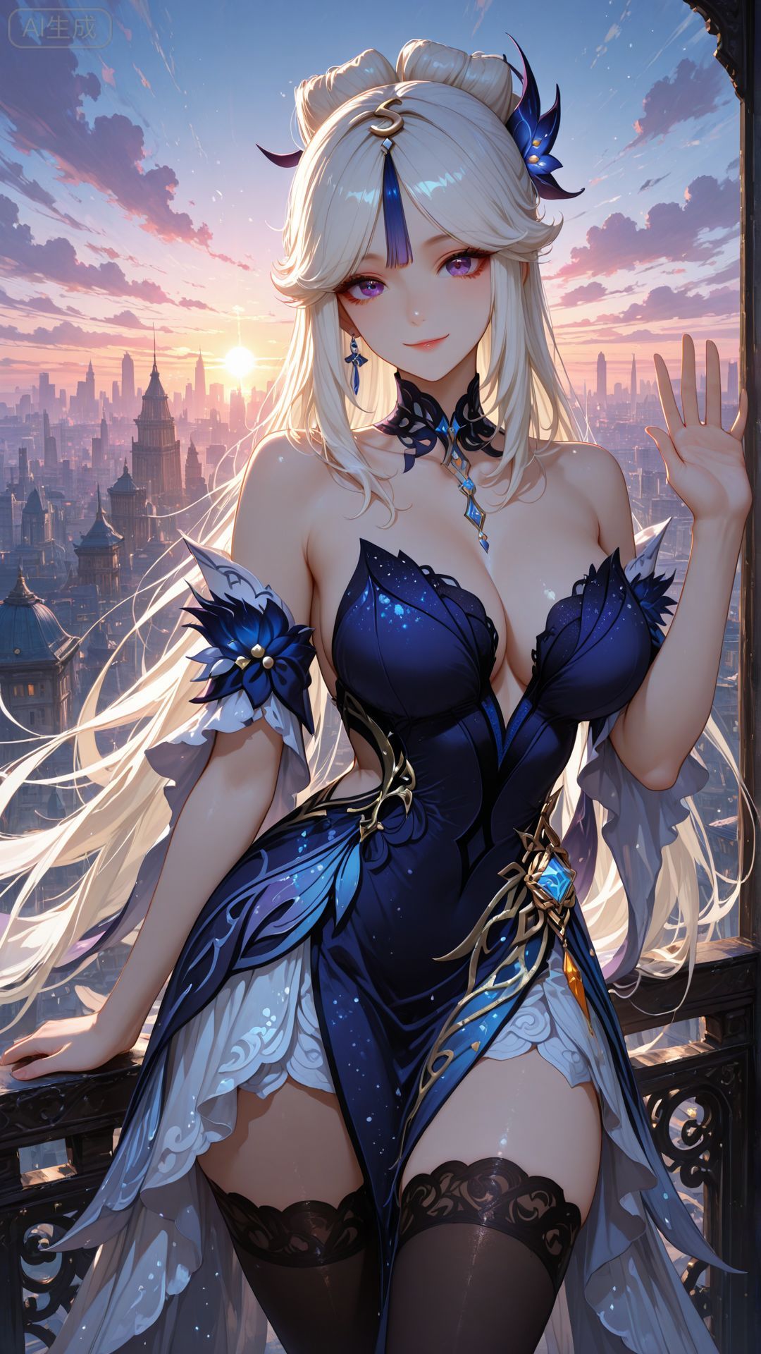 凝光邀约。#原神 #二次元 #壁纸 #旗袍 #动漫