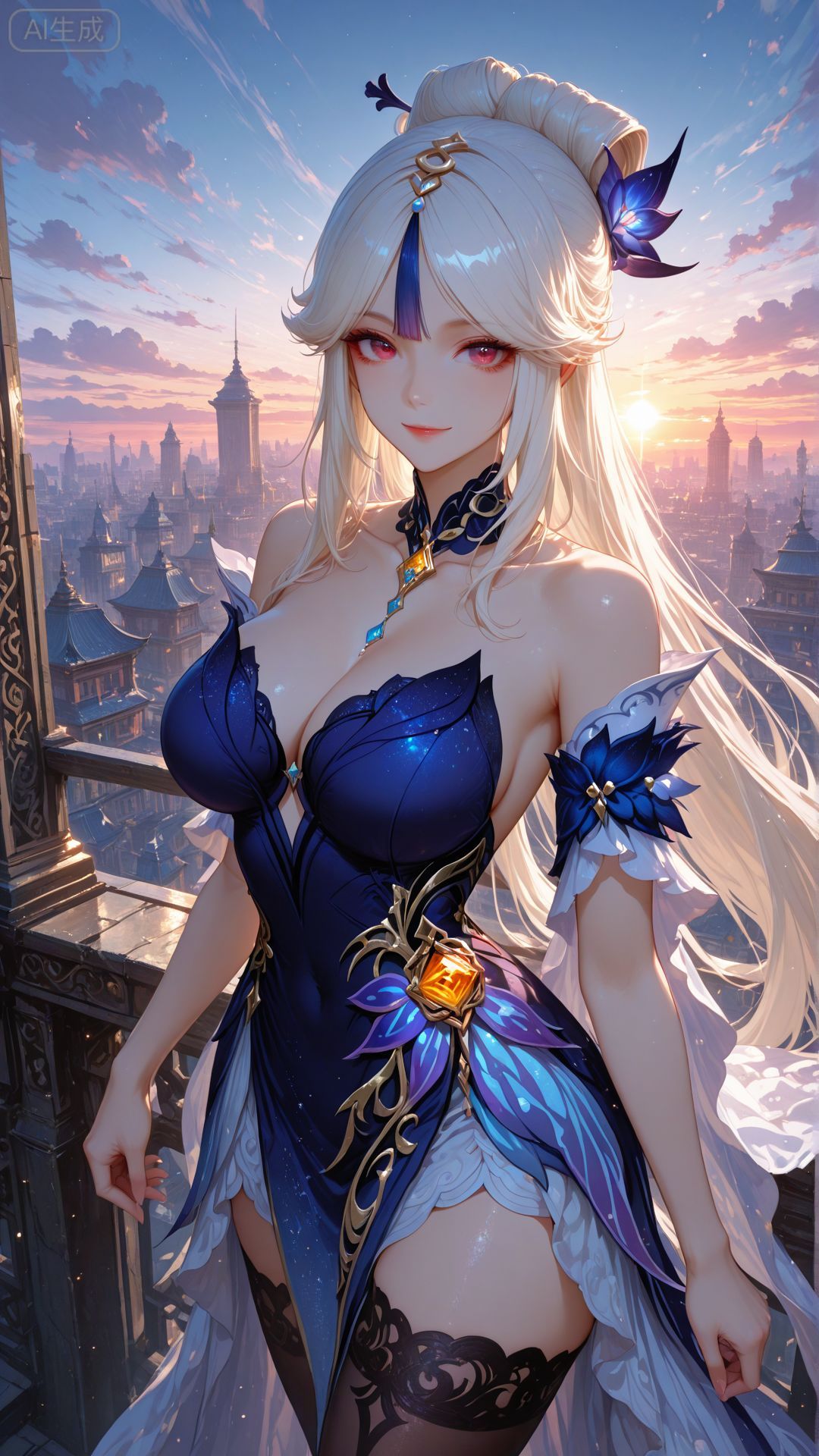 凝光邀约。#原神 #二次元 #壁纸 #旗袍 #动漫