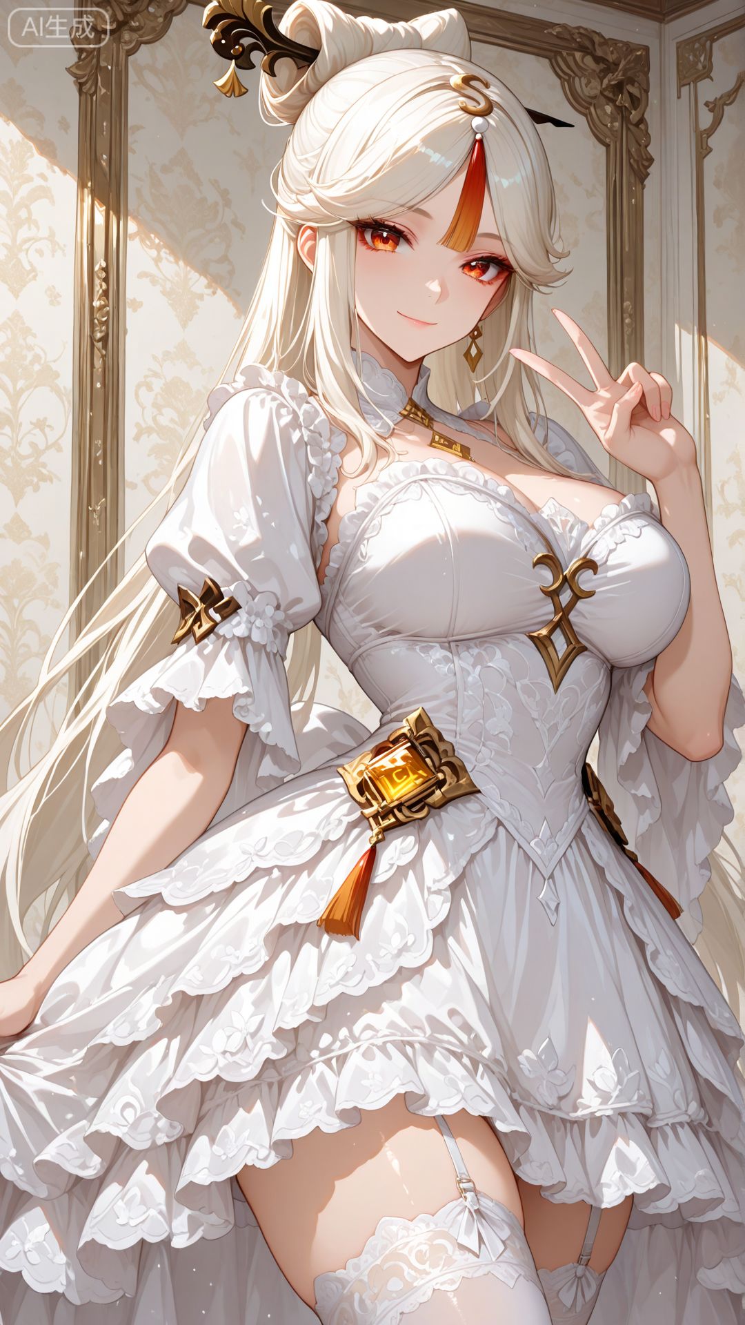 凝光邀约。#原神 #二次元 #壁纸 #旗袍 #动漫