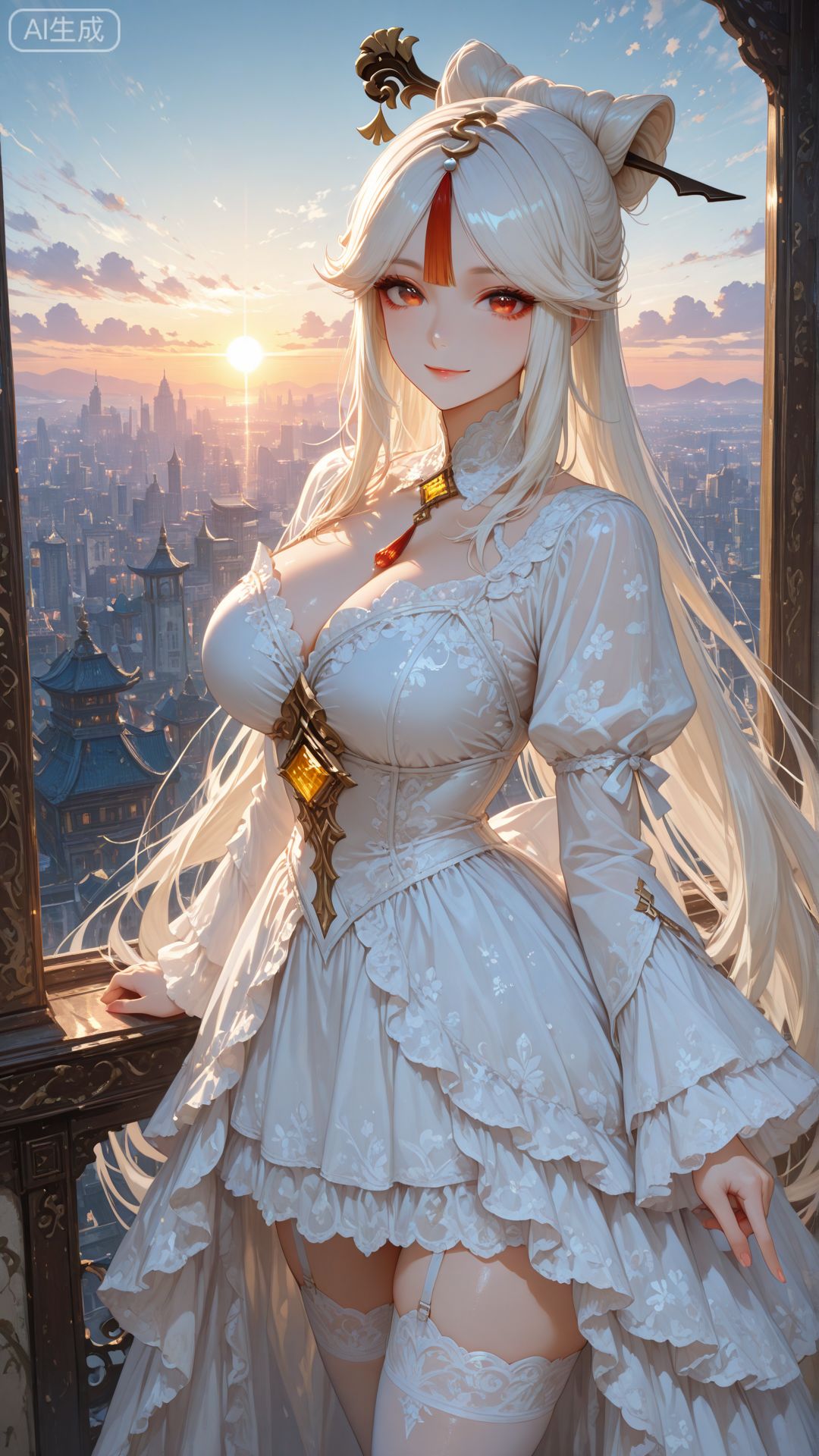 凝光邀约。#原神 #二次元 #壁纸 #旗袍 #动漫