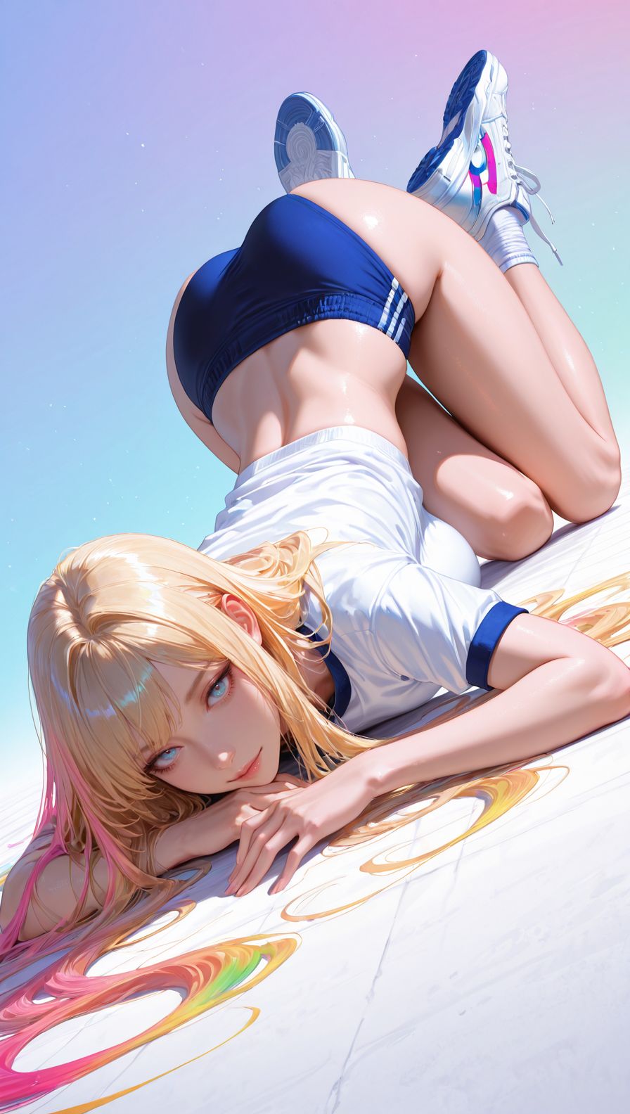 二次元壁纸#二次元美女#动漫#大长腿#手机壁纸